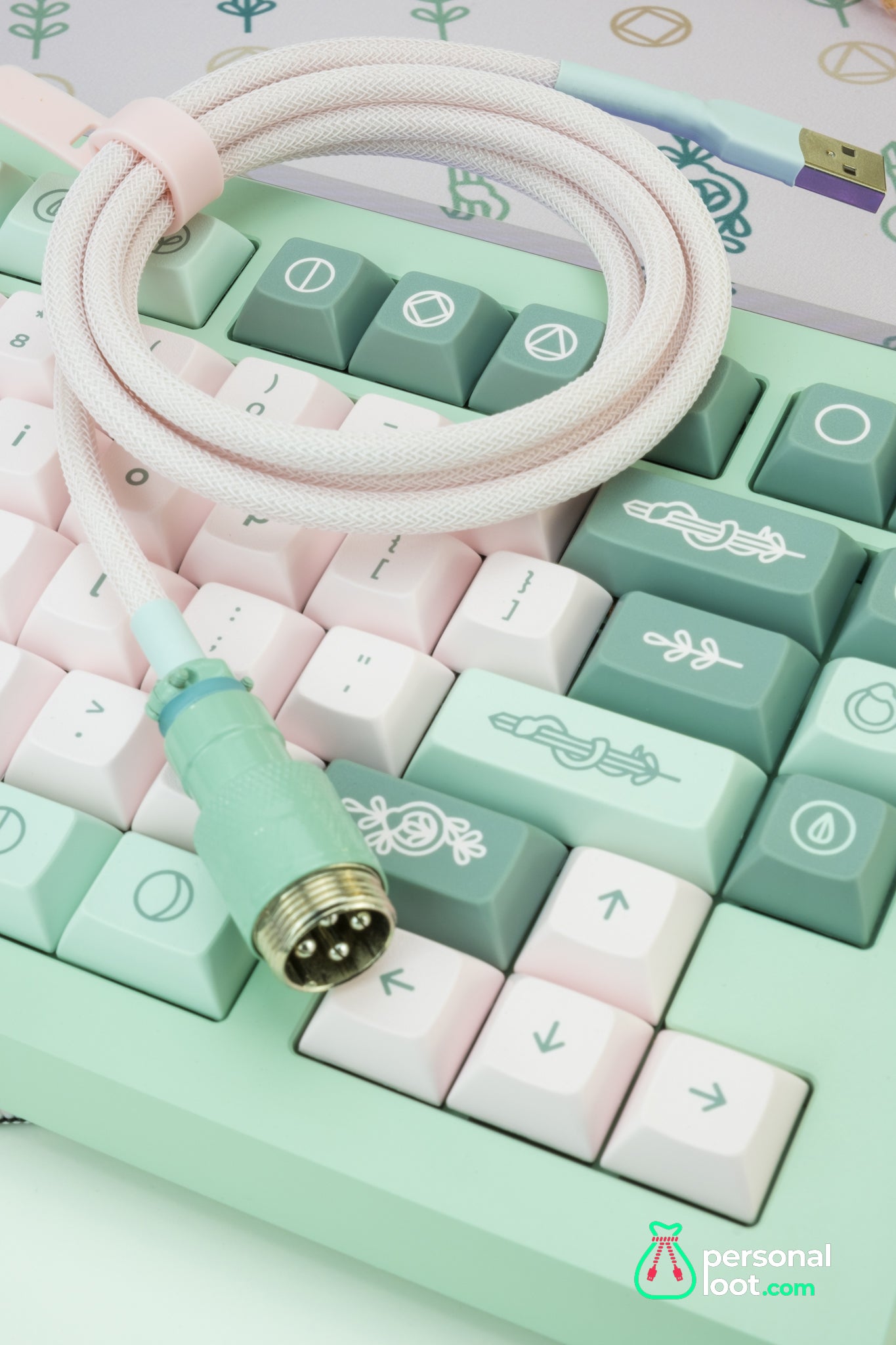 Witch Girl Themed Keyboard Cable