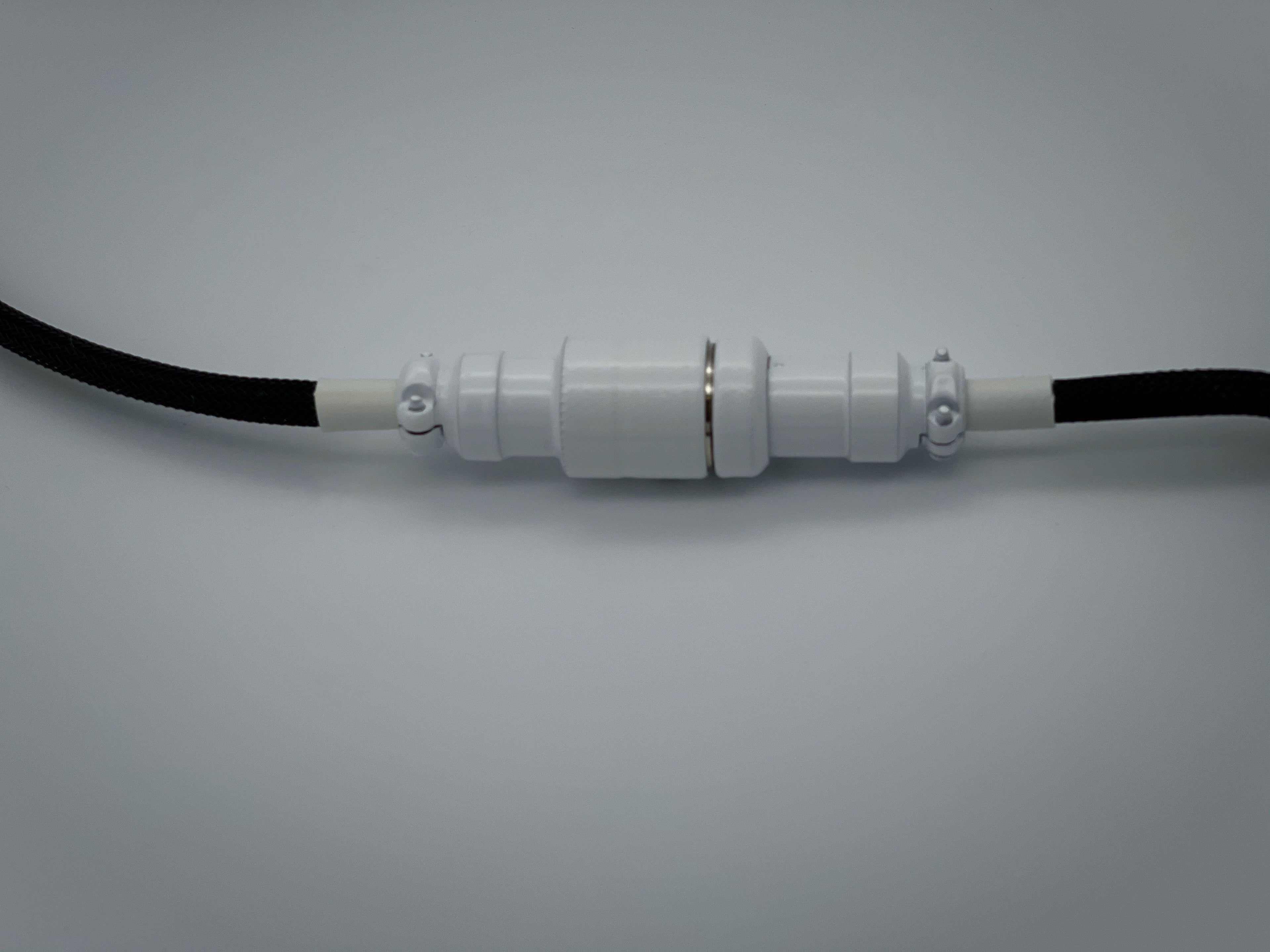 White on Black Keyboard Cable