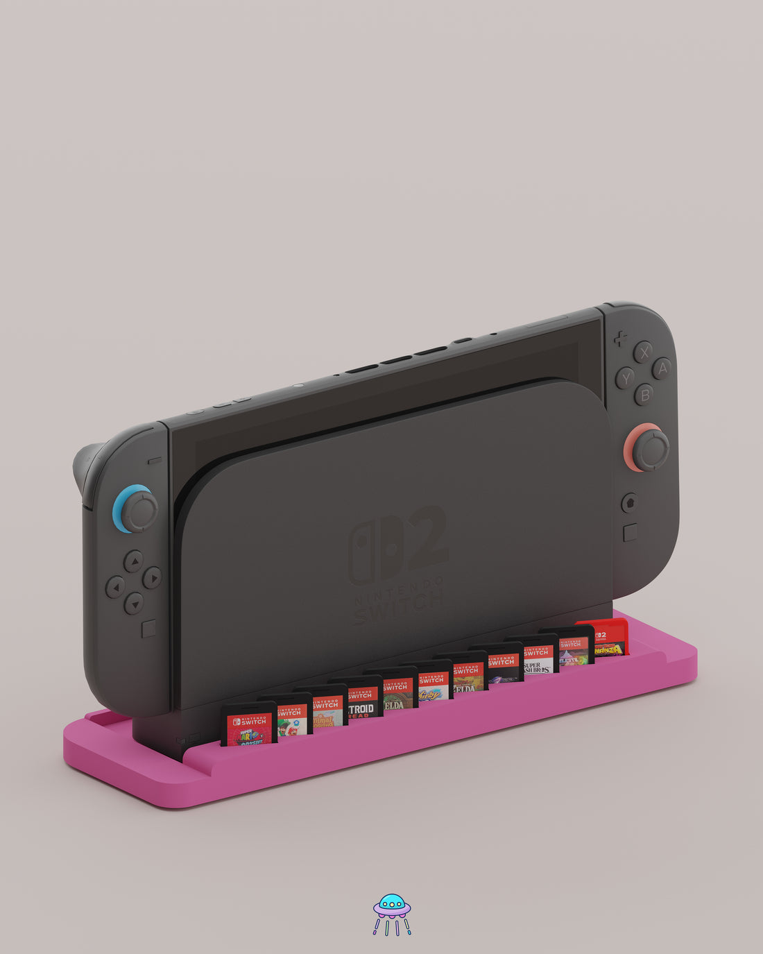Base Pro - Nintendo Switch 2 Dock Stand with Built-In Storage