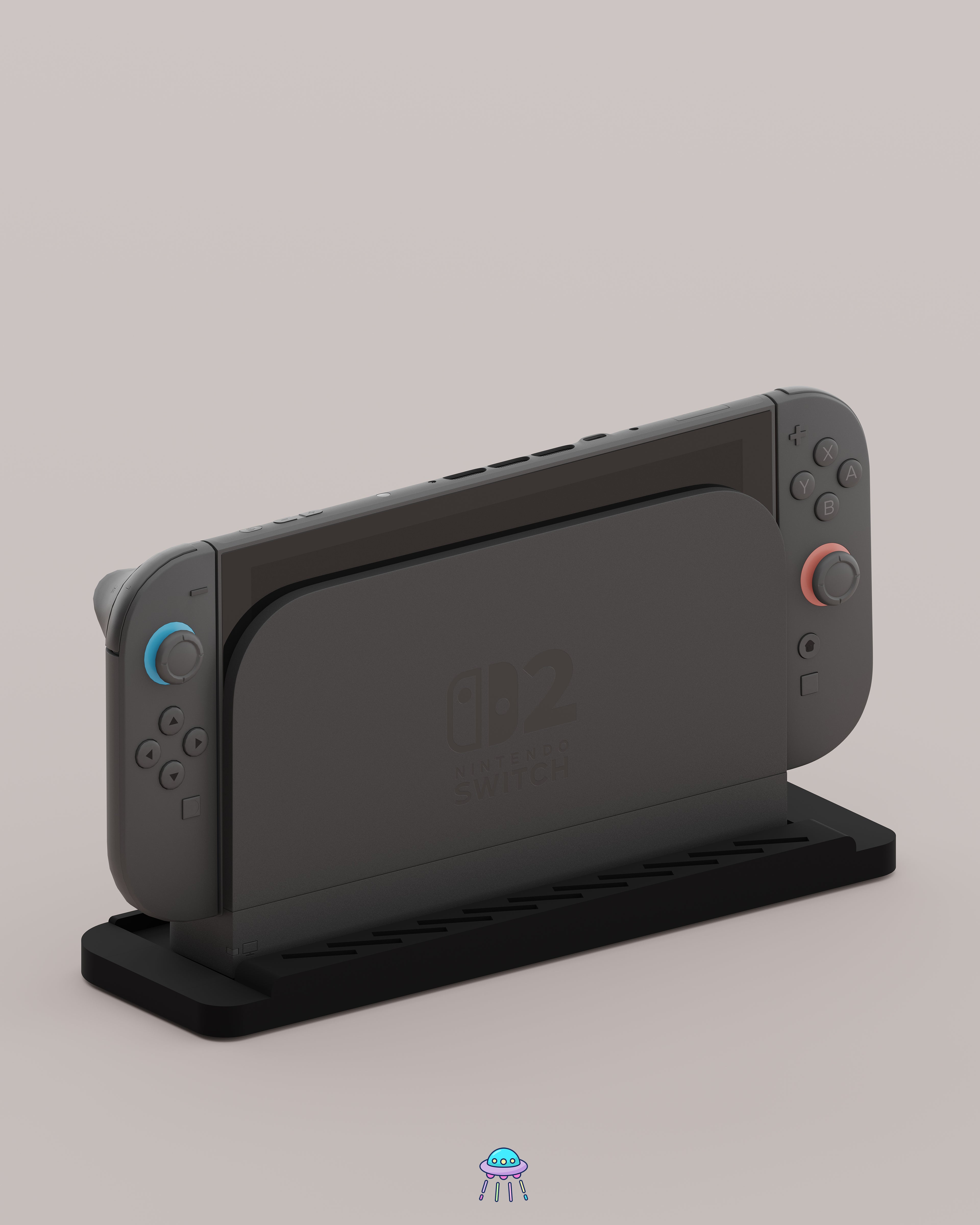 Base Pro - Nintendo Switch 2 Dock Stand with Built-In Storage
