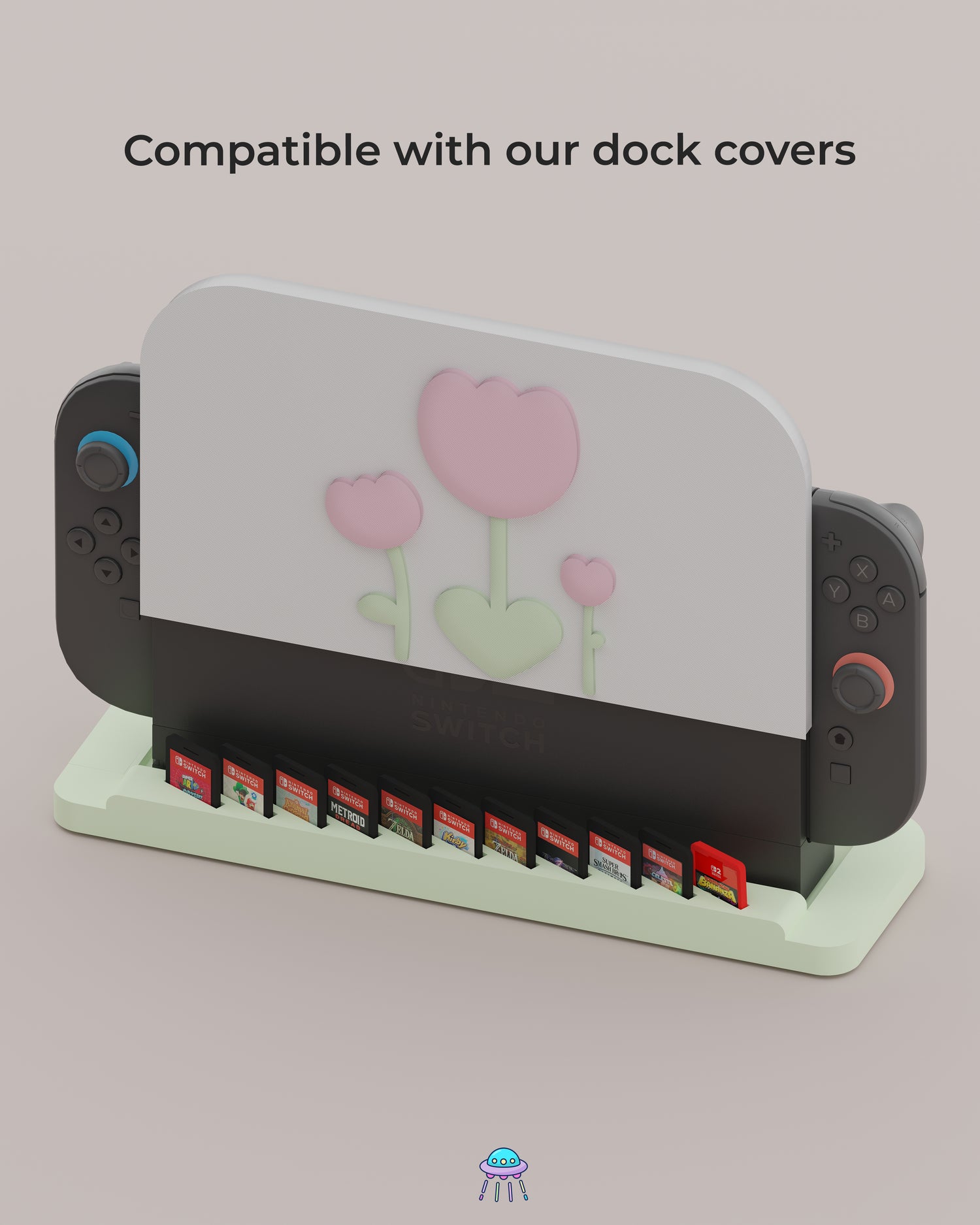 Base Pro - Nintendo Switch 2 Dock Stand with Built-In Storage