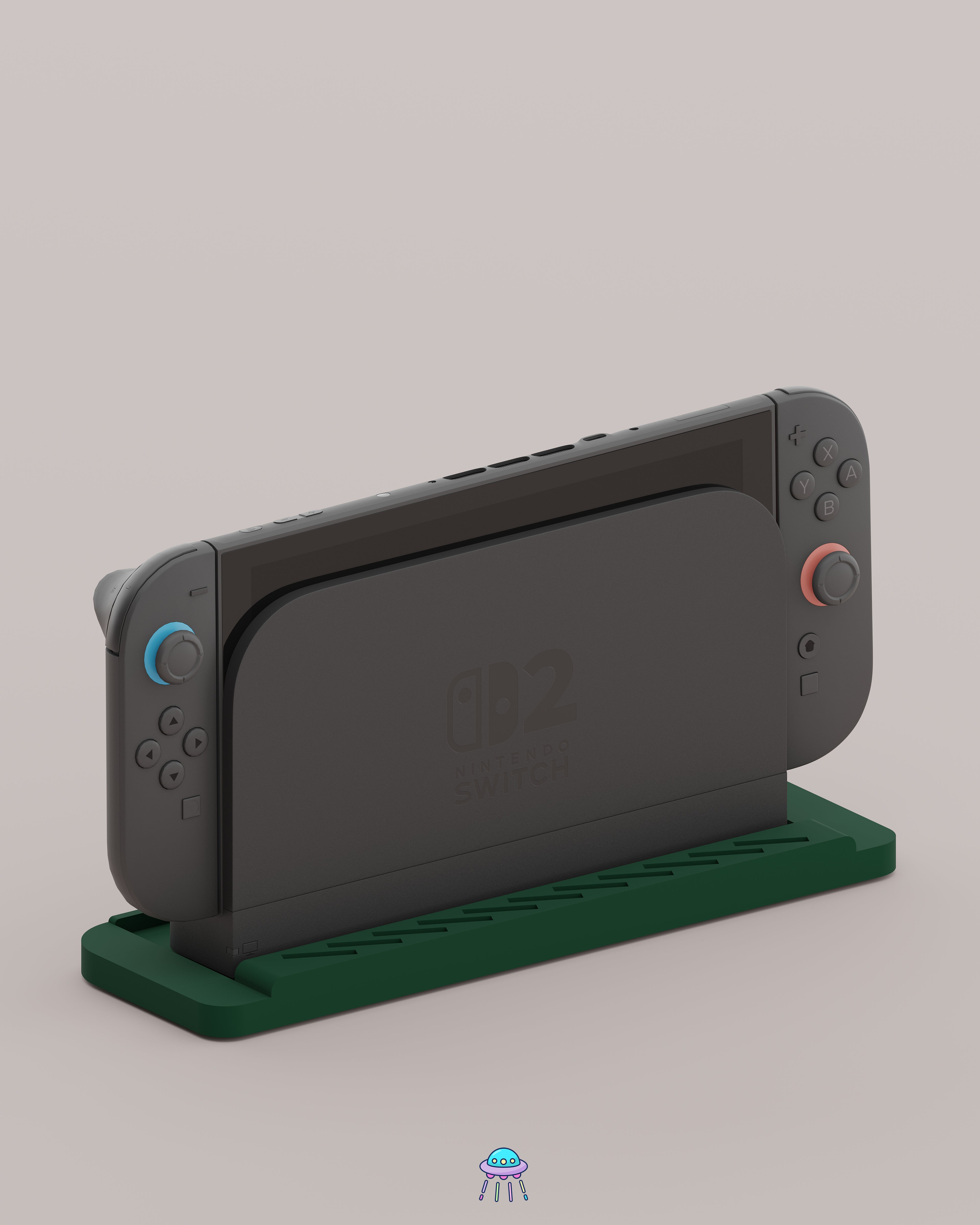 Base Pro - Nintendo Switch 2 Dock Stand with Built-In Storage