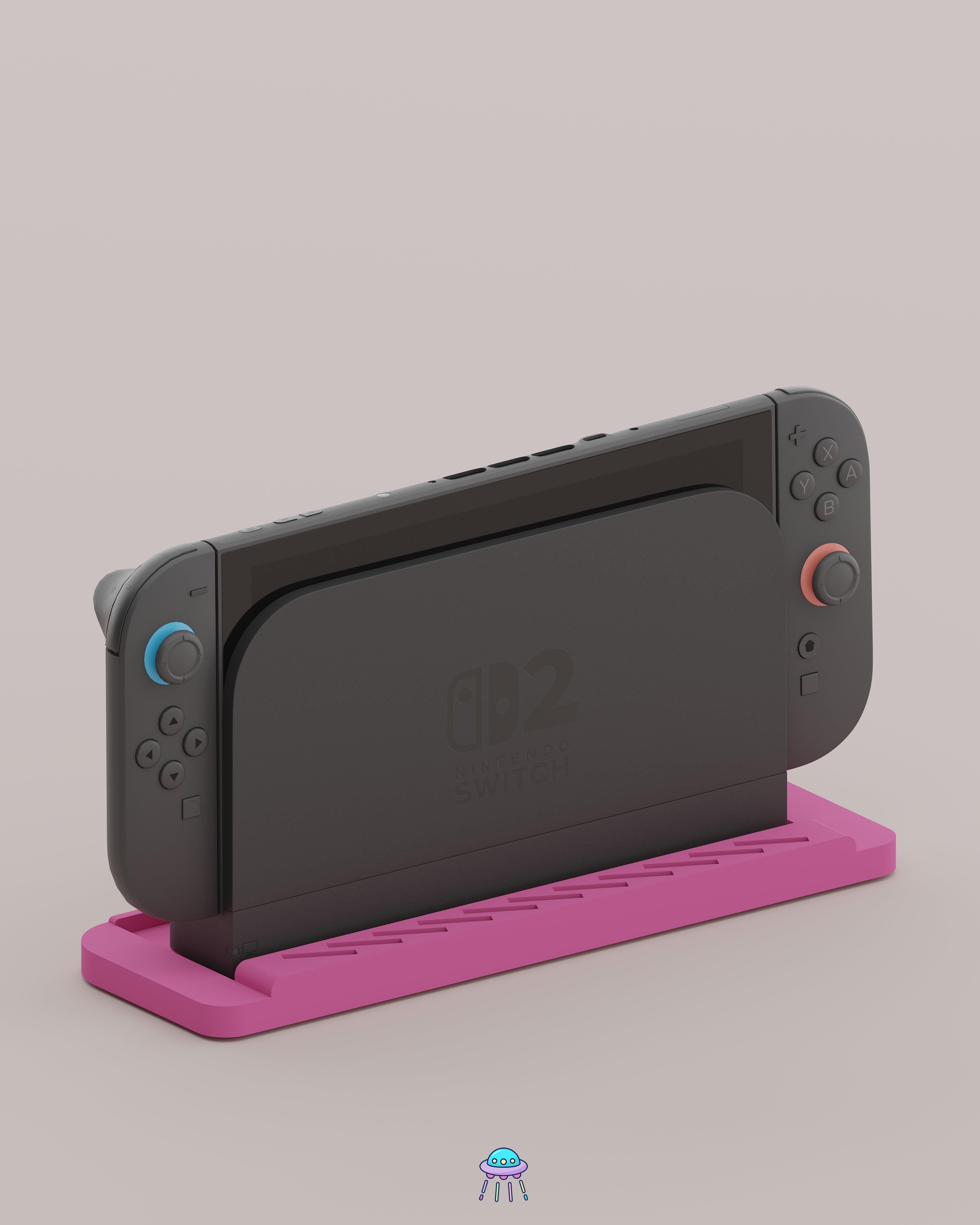 Base Pro - Nintendo Switch 2 Dock Stand with Built-In Storage