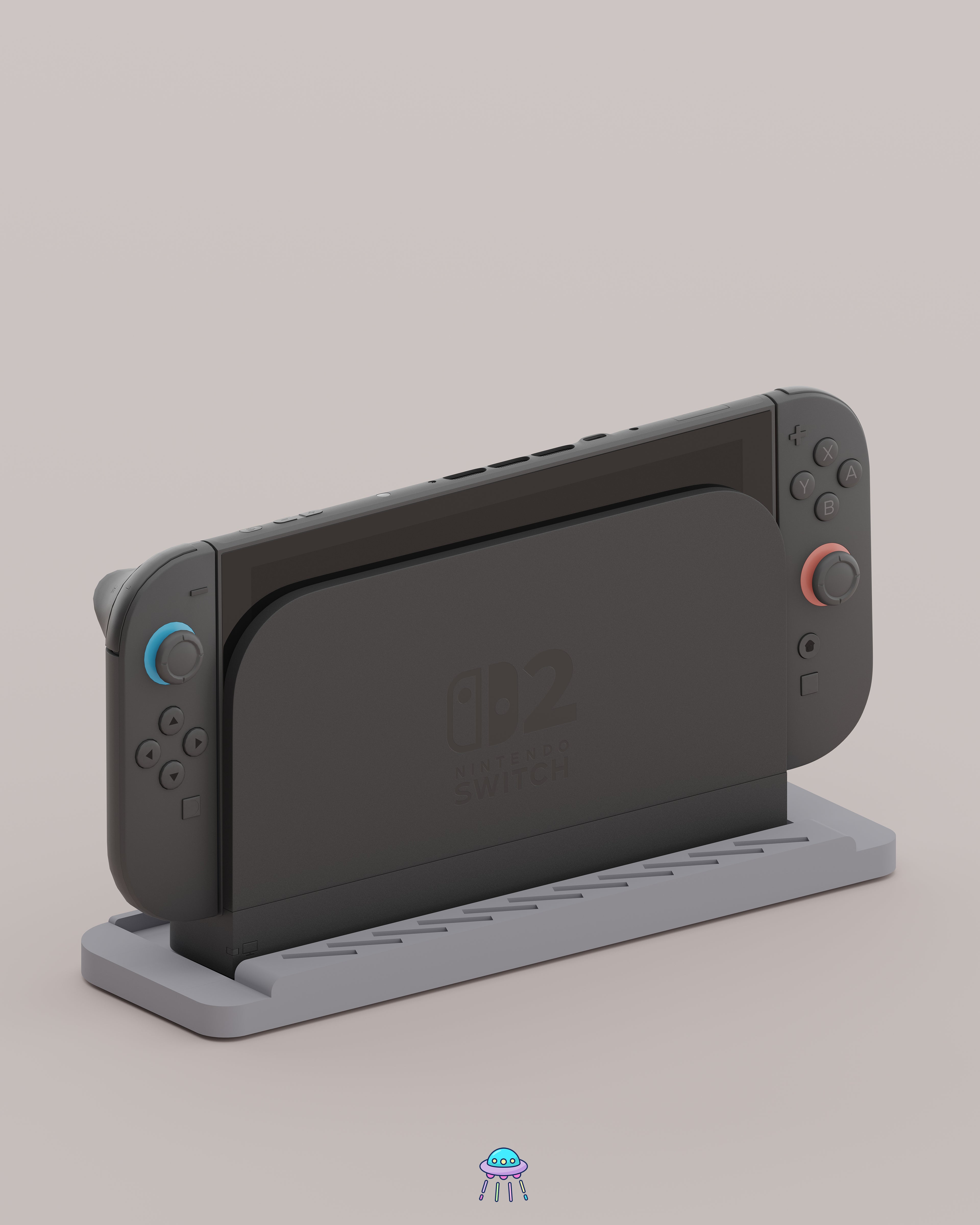 Base Pro - Nintendo Switch 2 Dock Stand with Built-In Storage