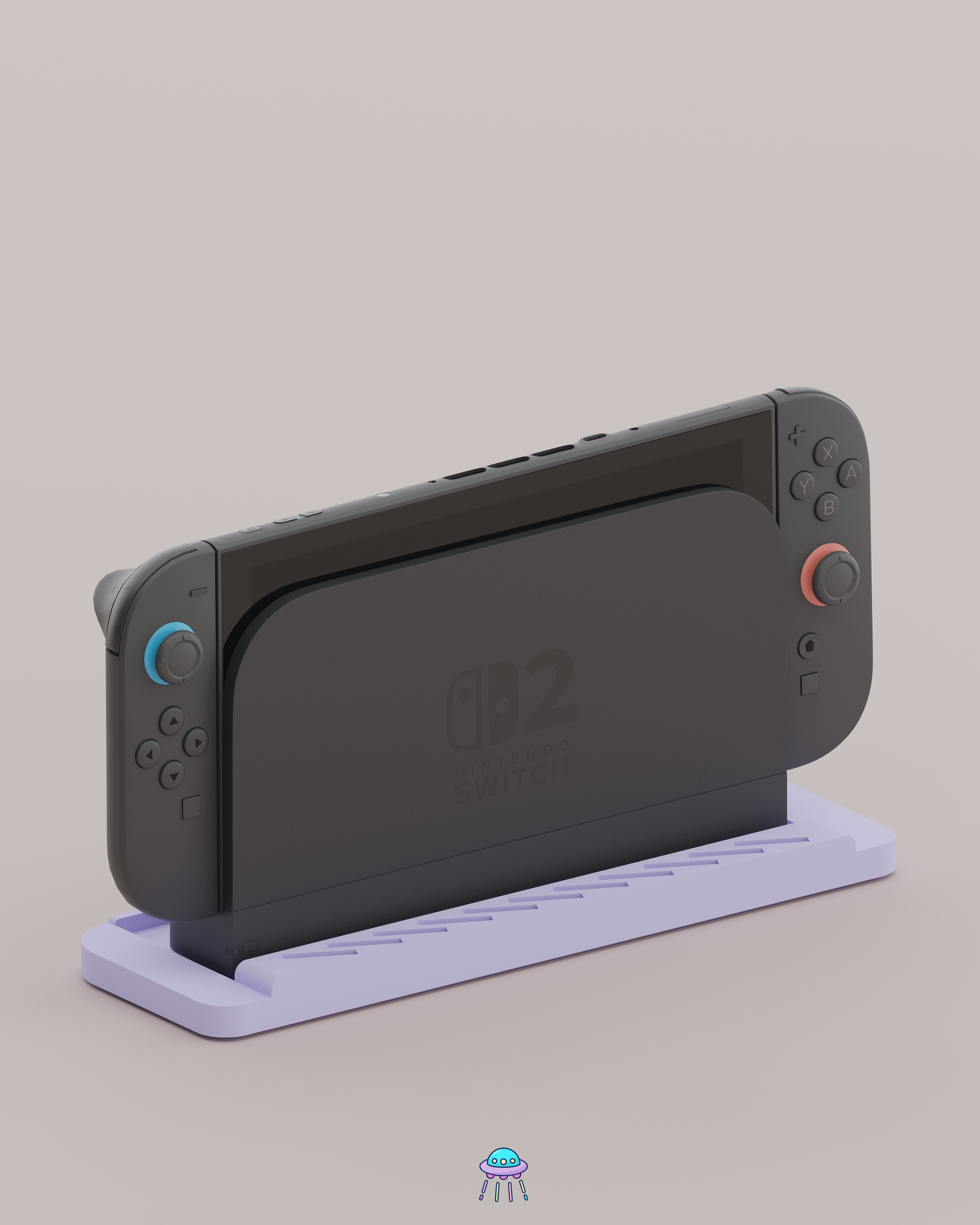 Base Pro - Nintendo Switch 2 Dock Stand with Built-In Storage