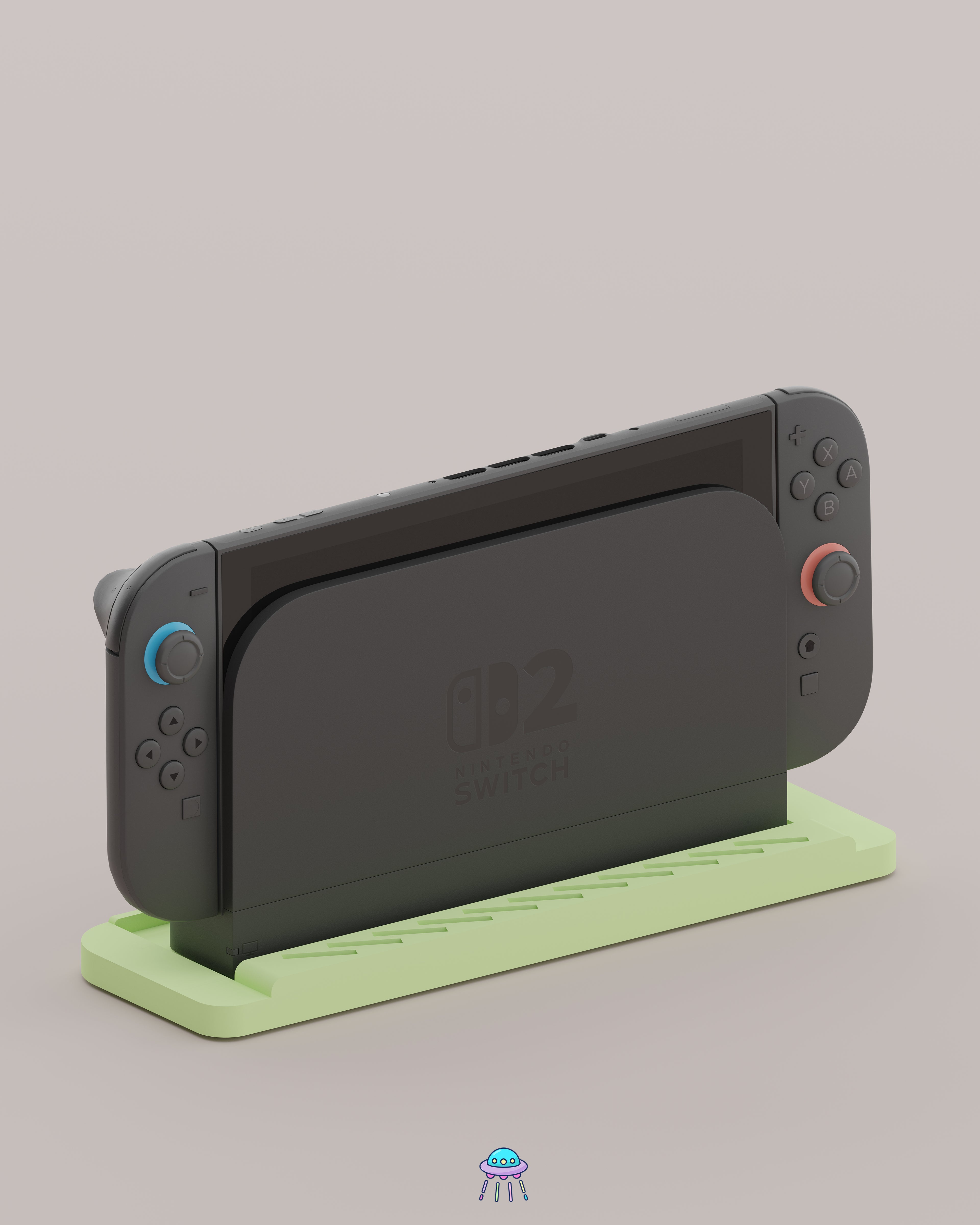 Base Pro - Nintendo Switch 2 Dock Stand with Built-In Storage