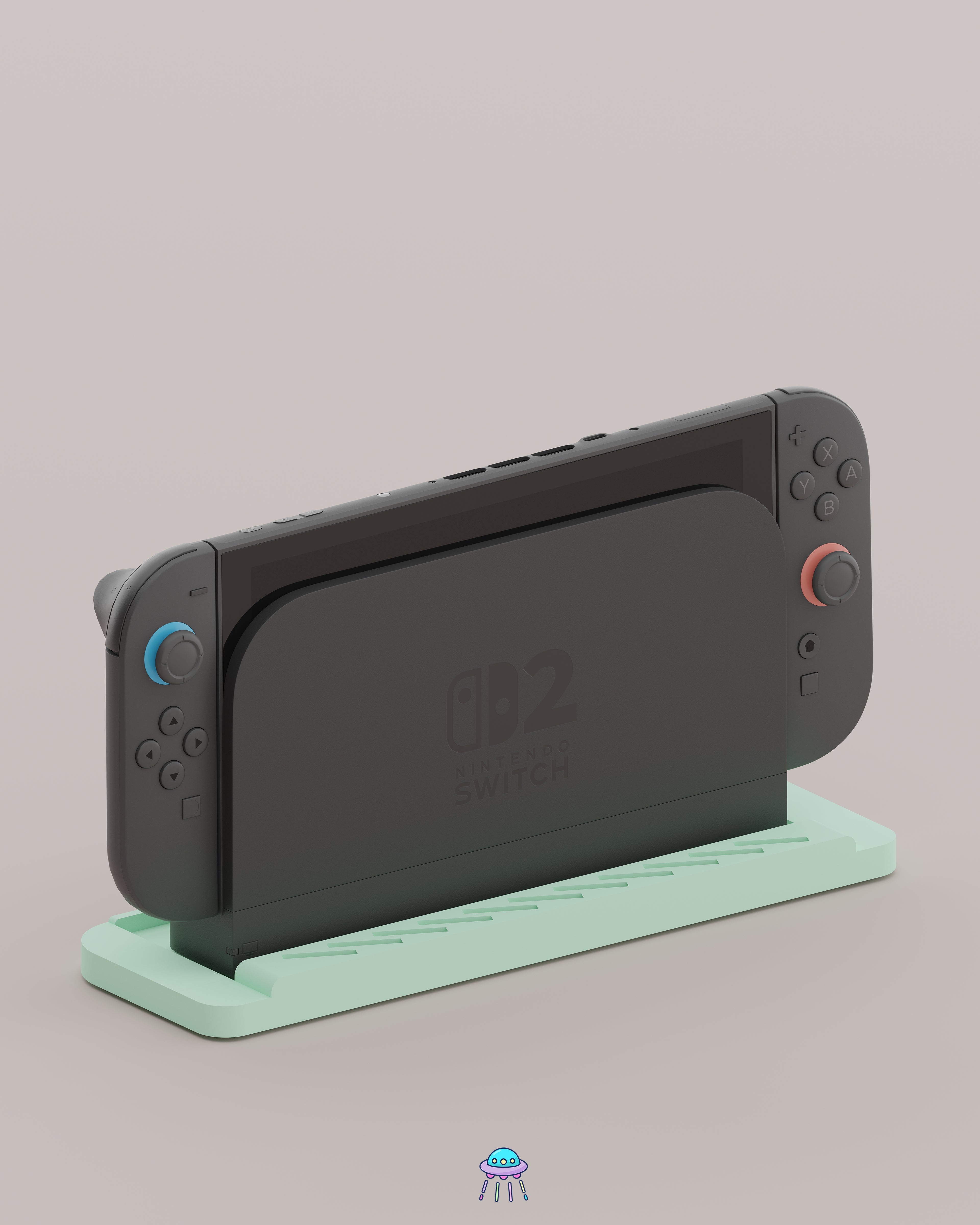 Base Pro - Nintendo Switch 2 Dock Stand with Built-In Storage