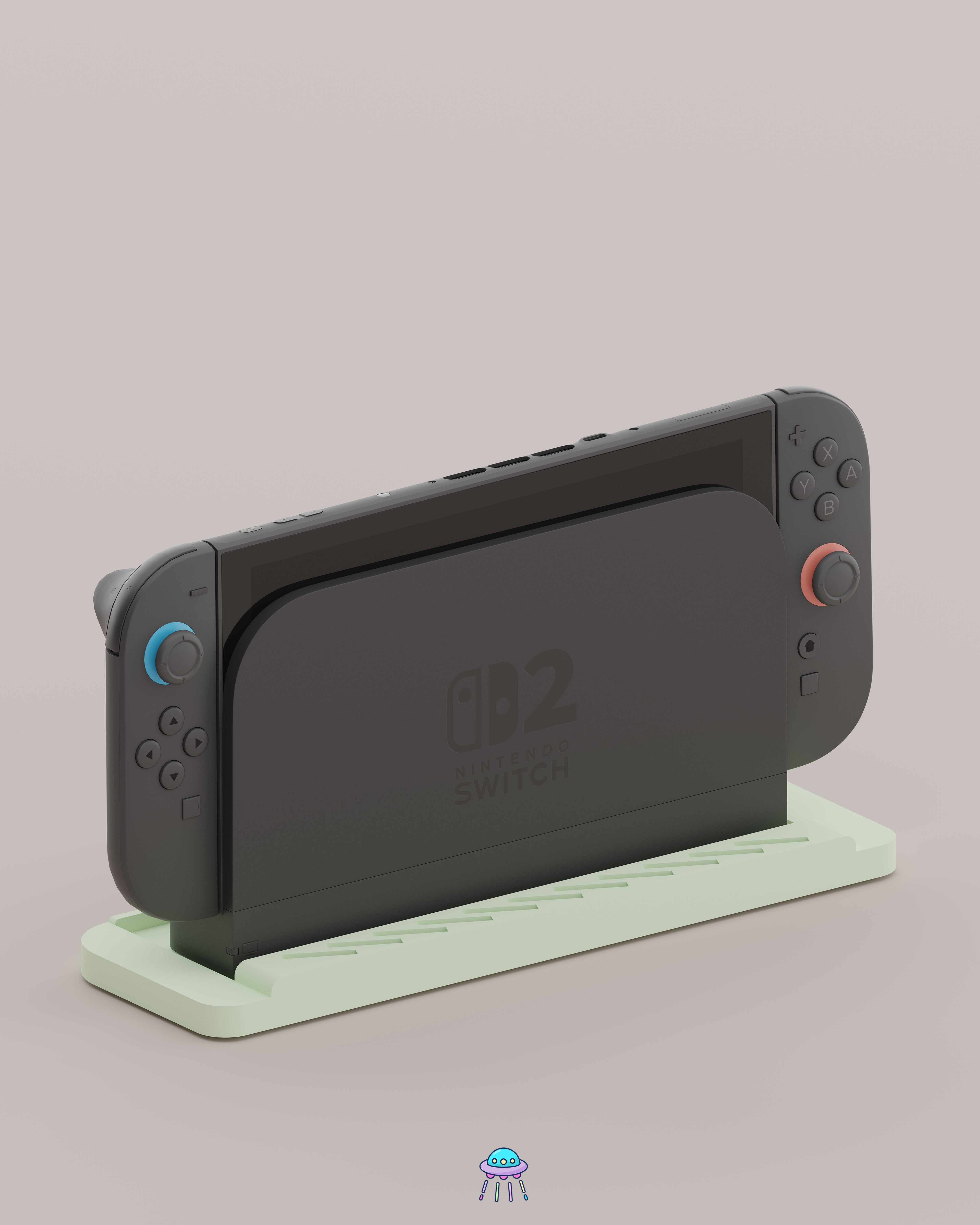 Base Pro - Nintendo Switch 2 Dock Stand with Built-In Storage