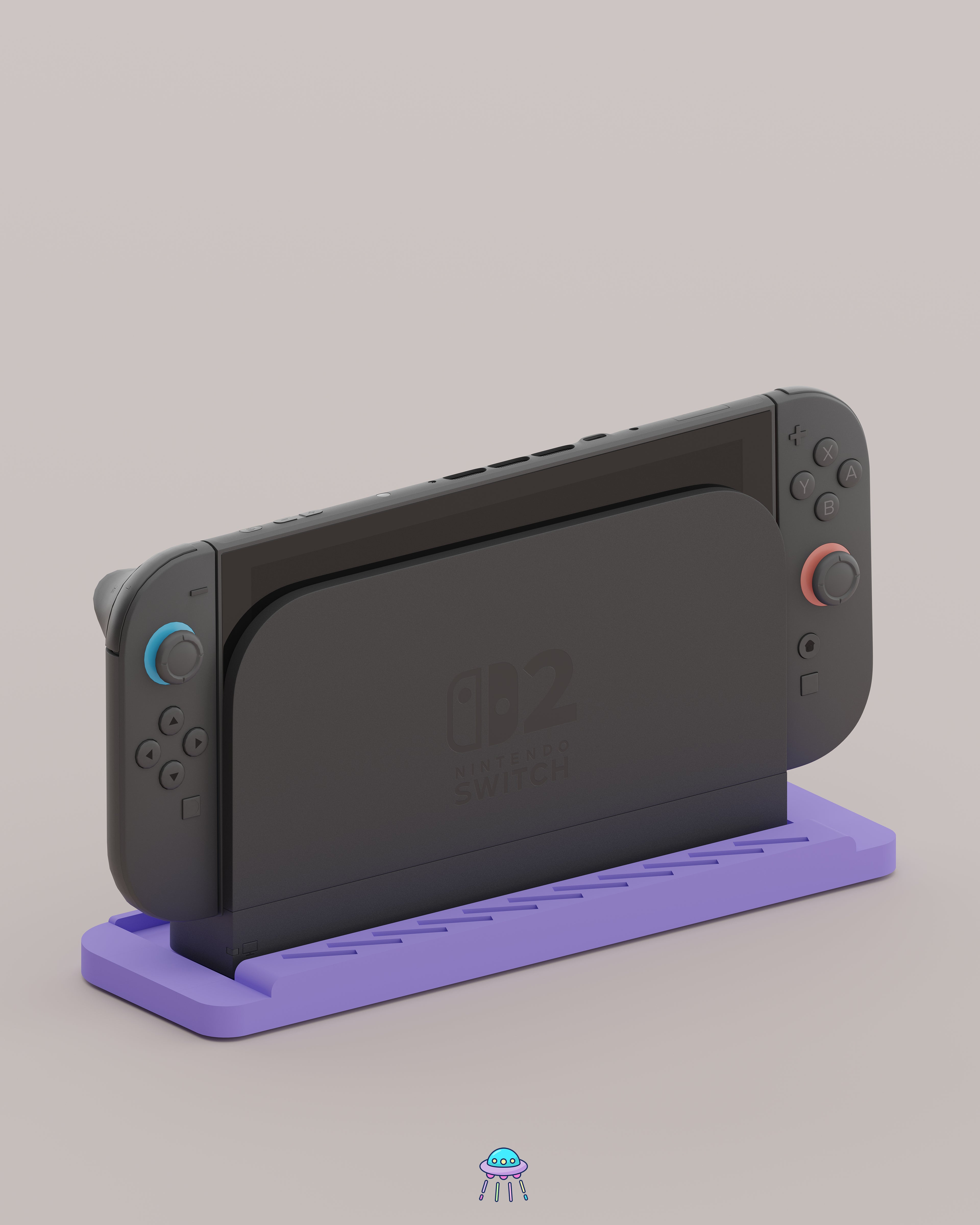 Base Pro - Nintendo Switch 2 Dock Stand with Built-In Storage