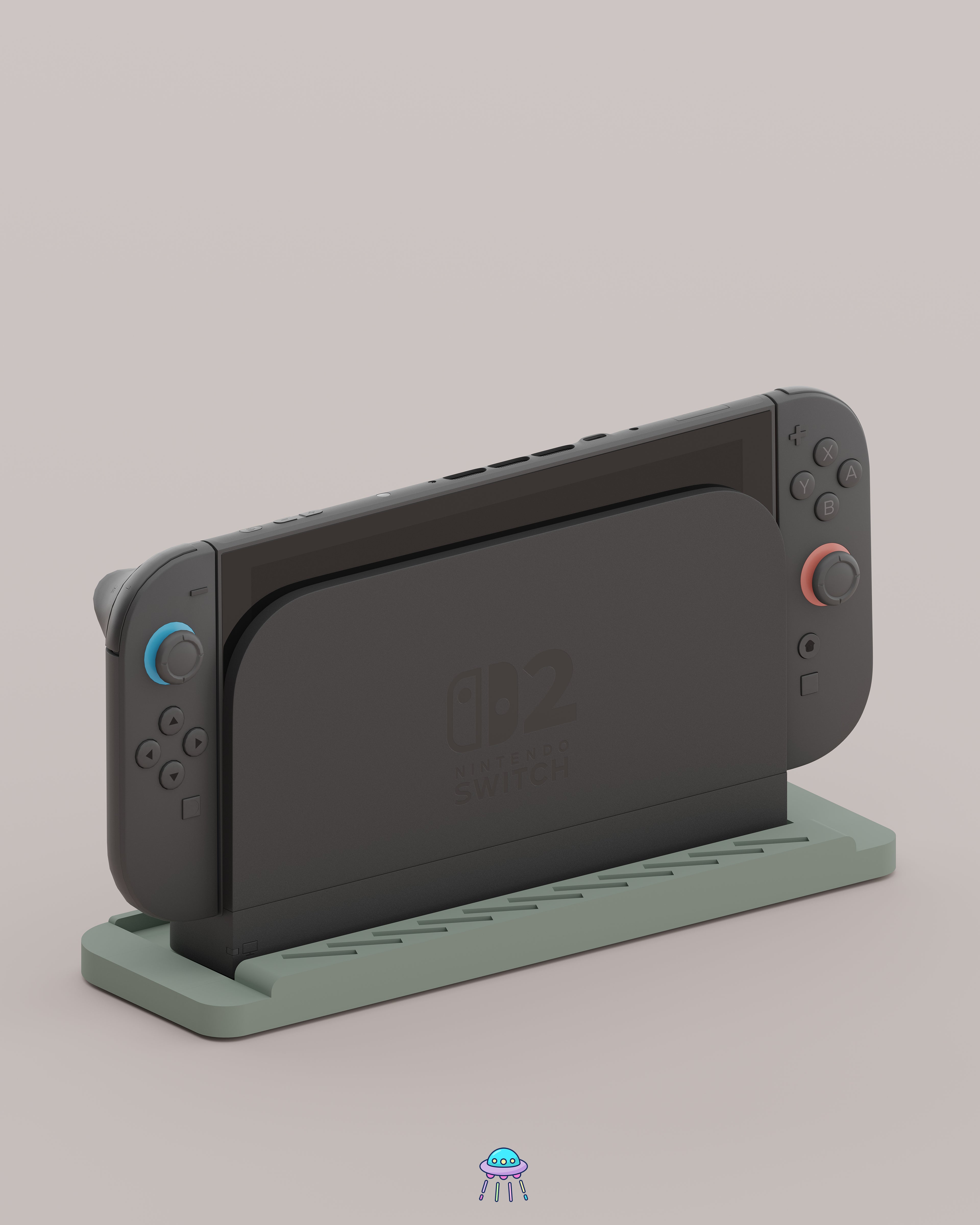 Base Pro - Nintendo Switch 2 Dock Stand with Built-In Storage