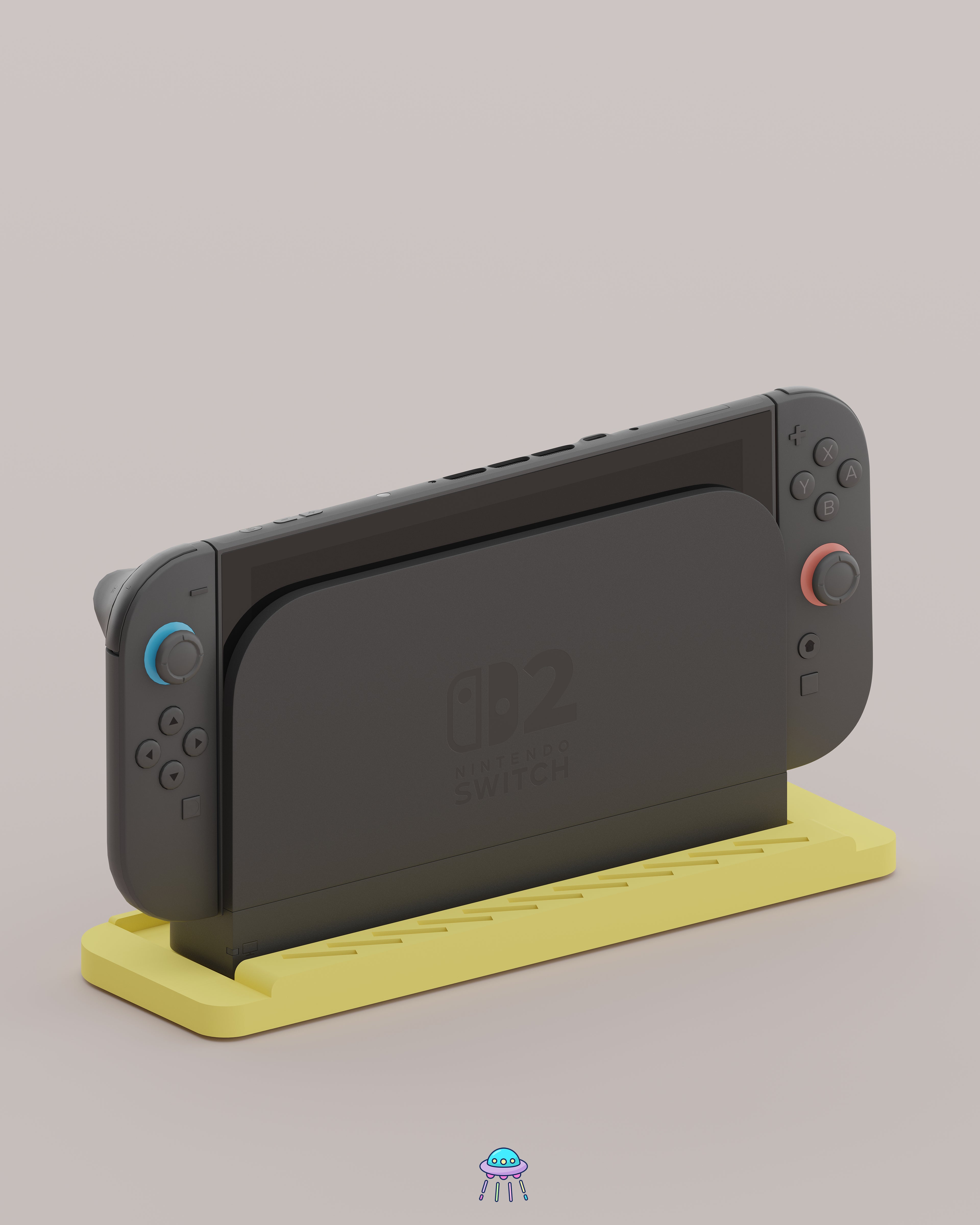 Base Pro - Nintendo Switch 2 Dock Stand with Built-In Storage