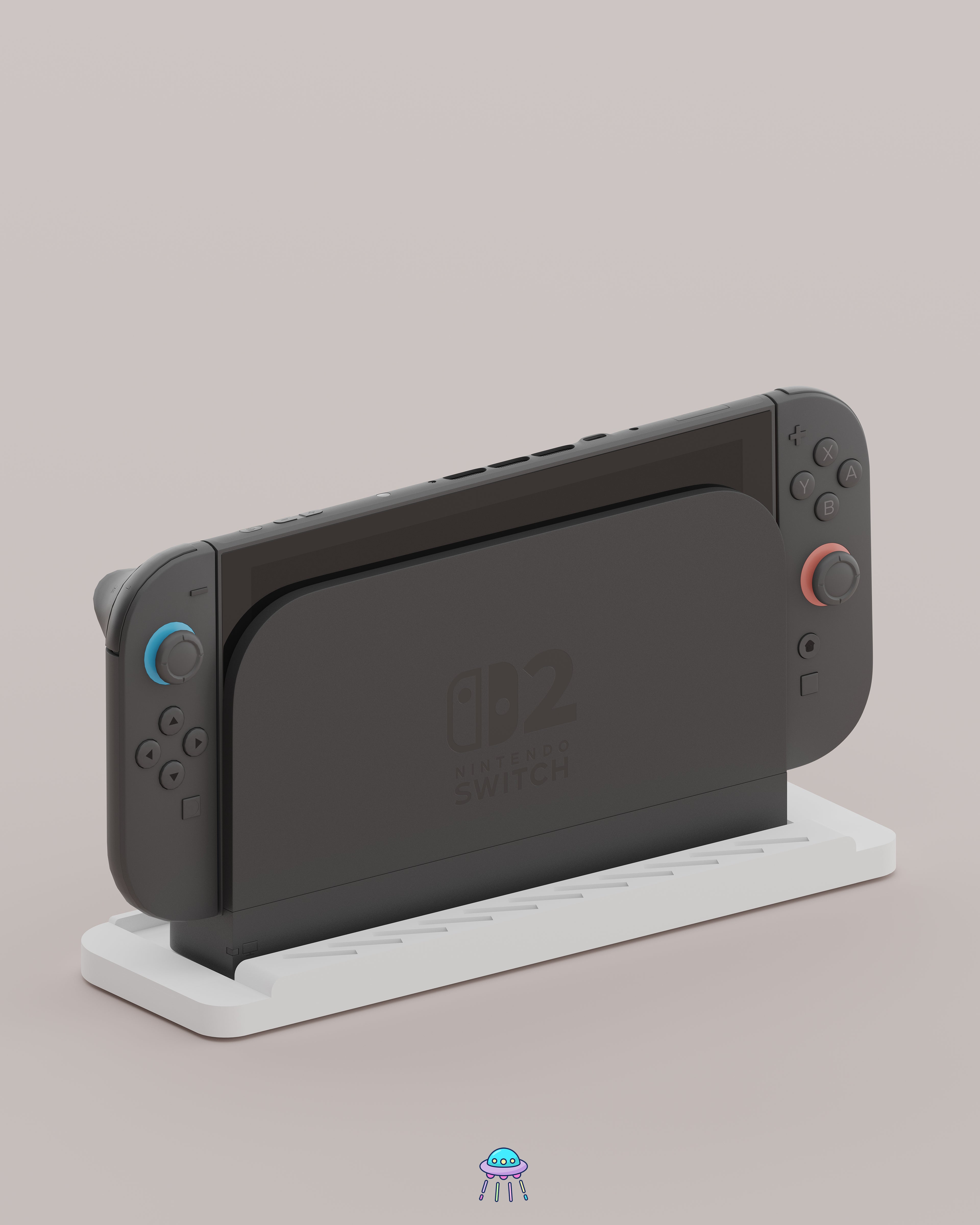 Base Pro - Nintendo Switch 2 Dock Stand with Built-In Storage