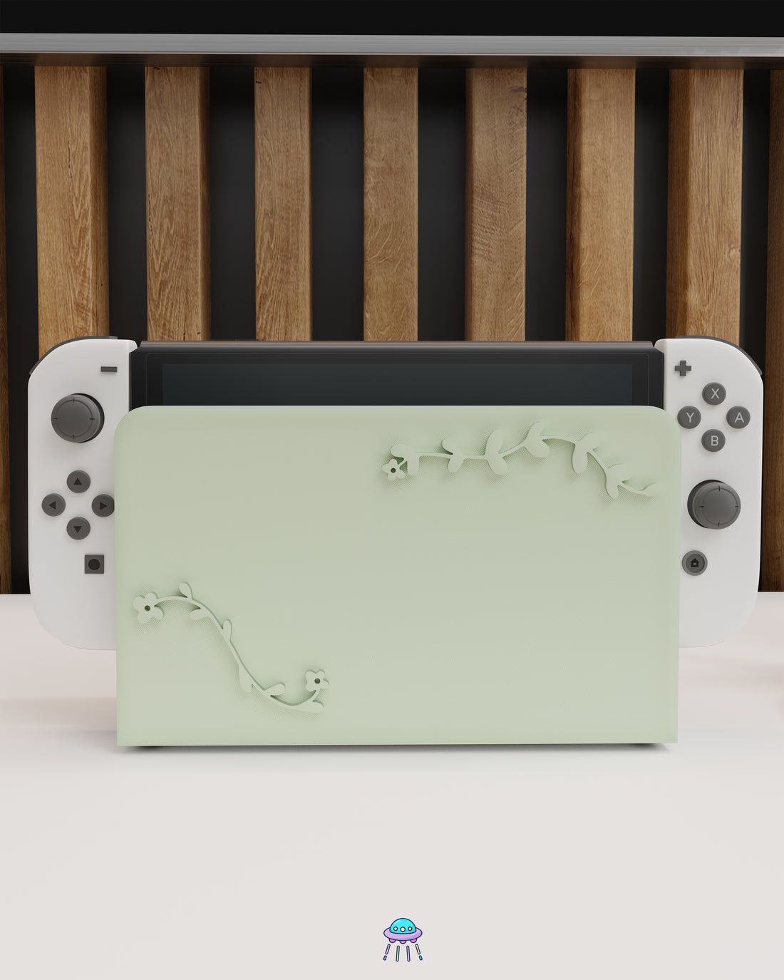 Botanical Dock Cover for Nintendo Switch – Original Faceplate Design