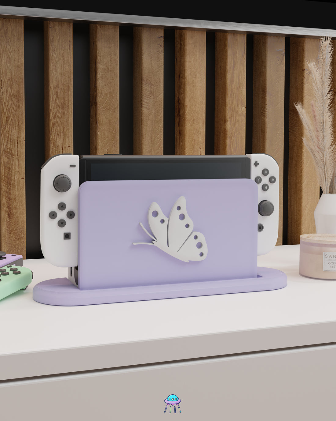 Butterfly Dock Cover for Nintendo Switch – Original Faceplate Design