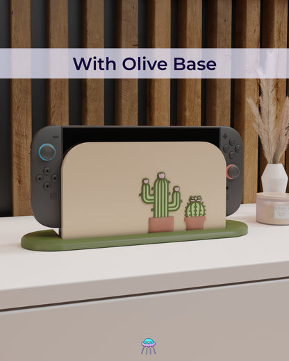Cactus Dock Cover for Nintendo Switch 2 – Original Faceplate Design