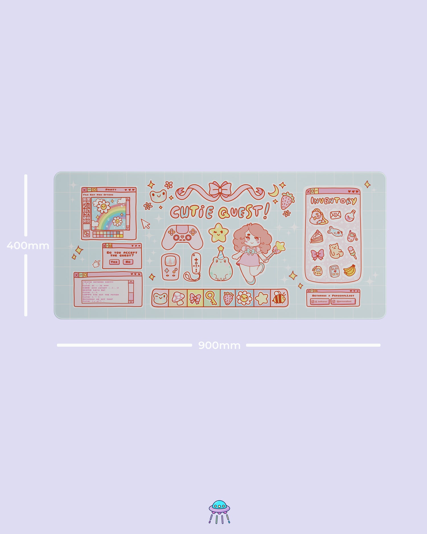 Cutie Quest Deskmat - Bethanwi x Personal Loot - IN STOCK