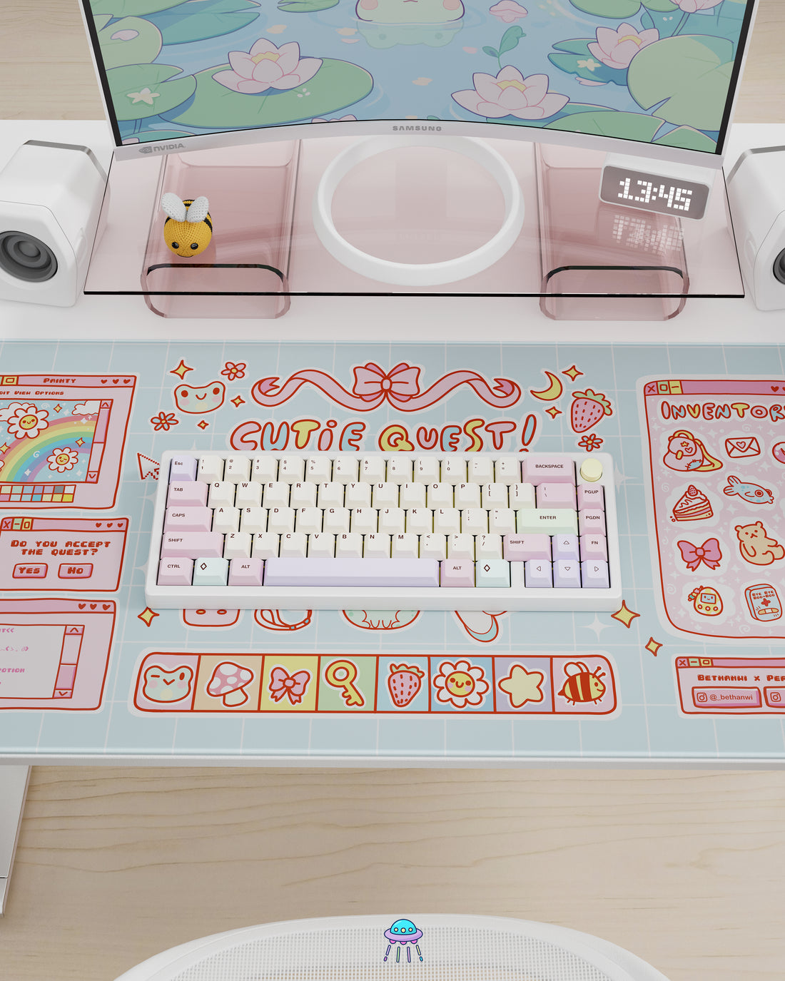 Cutie Quest Deskmat - Bethanwi x Personal Loot - IN STOCK