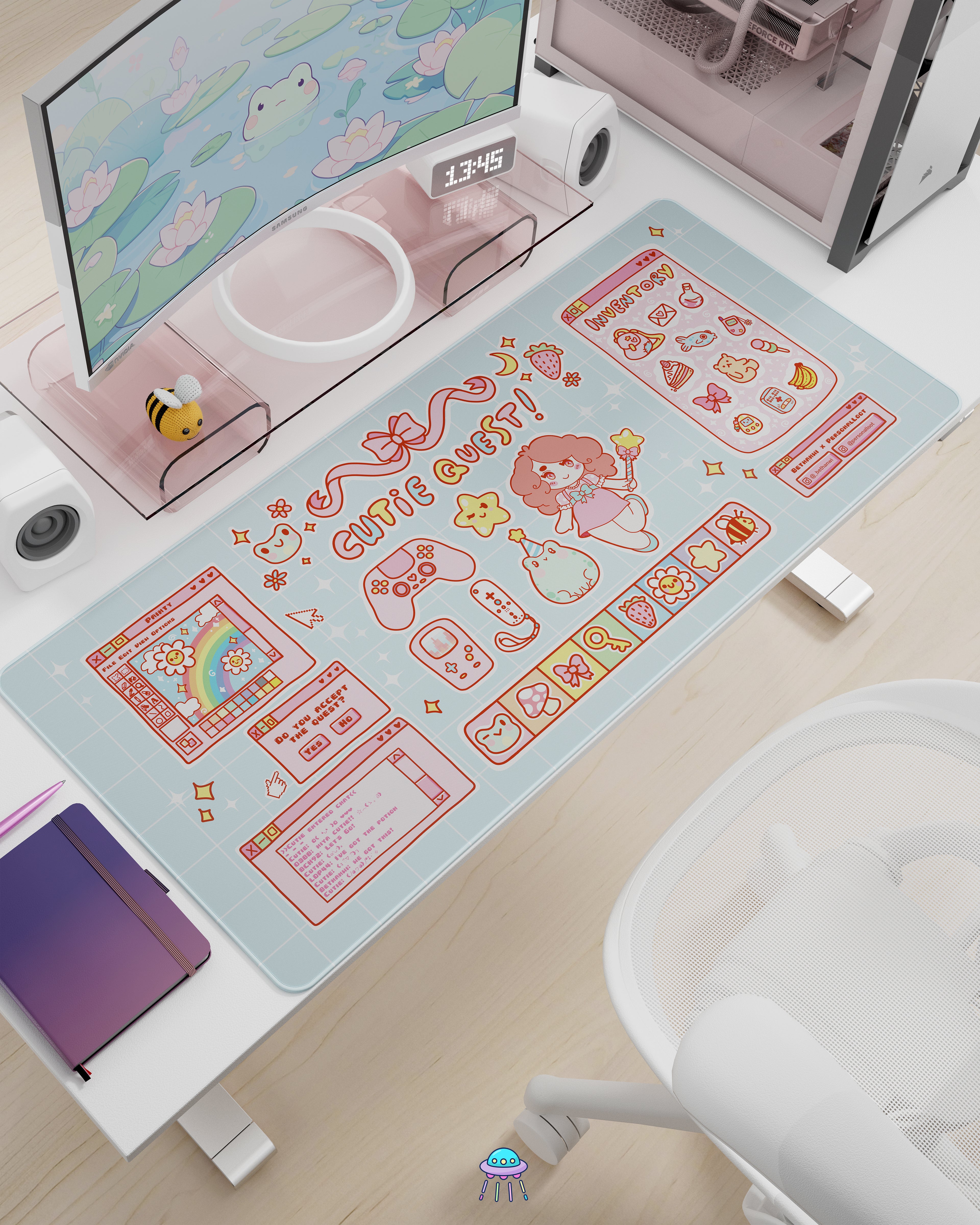 Cutie Quest Deskmat - Bethanwi x Personal Loot - IN STOCK