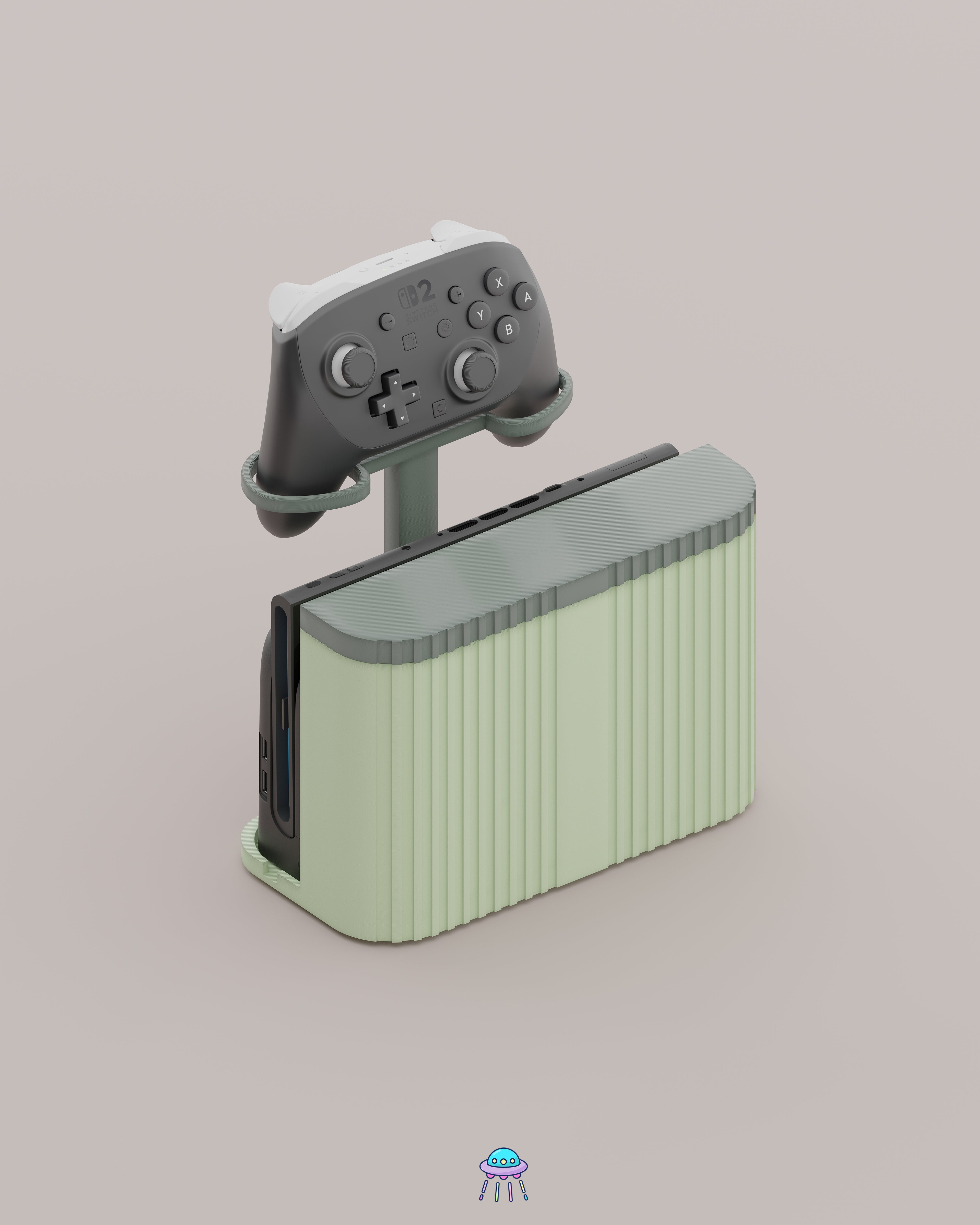 Docki - Nintendo Switch 2 Dock Cover With Storage