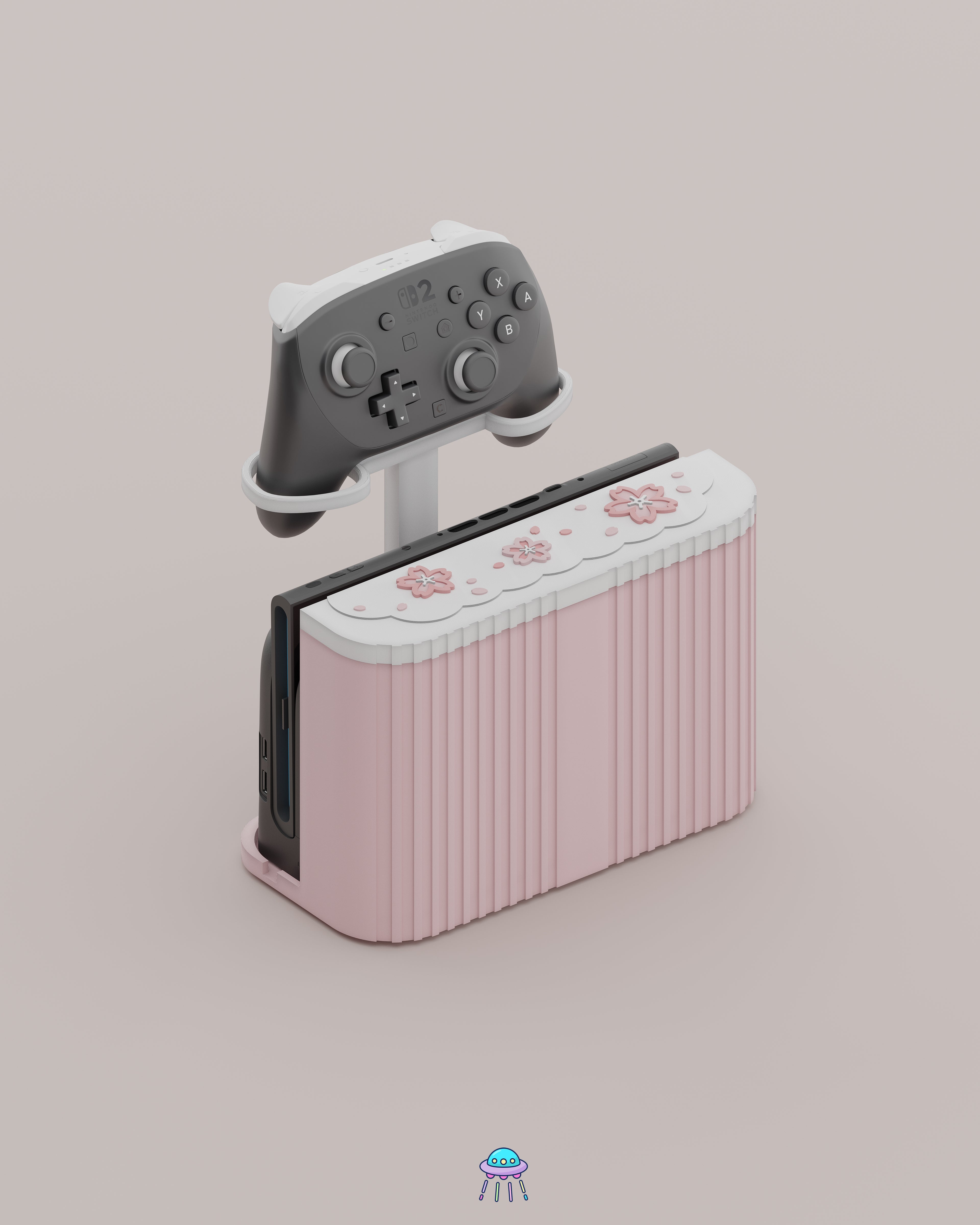Docki - Nintendo Switch 2 Dock Cover With Storage