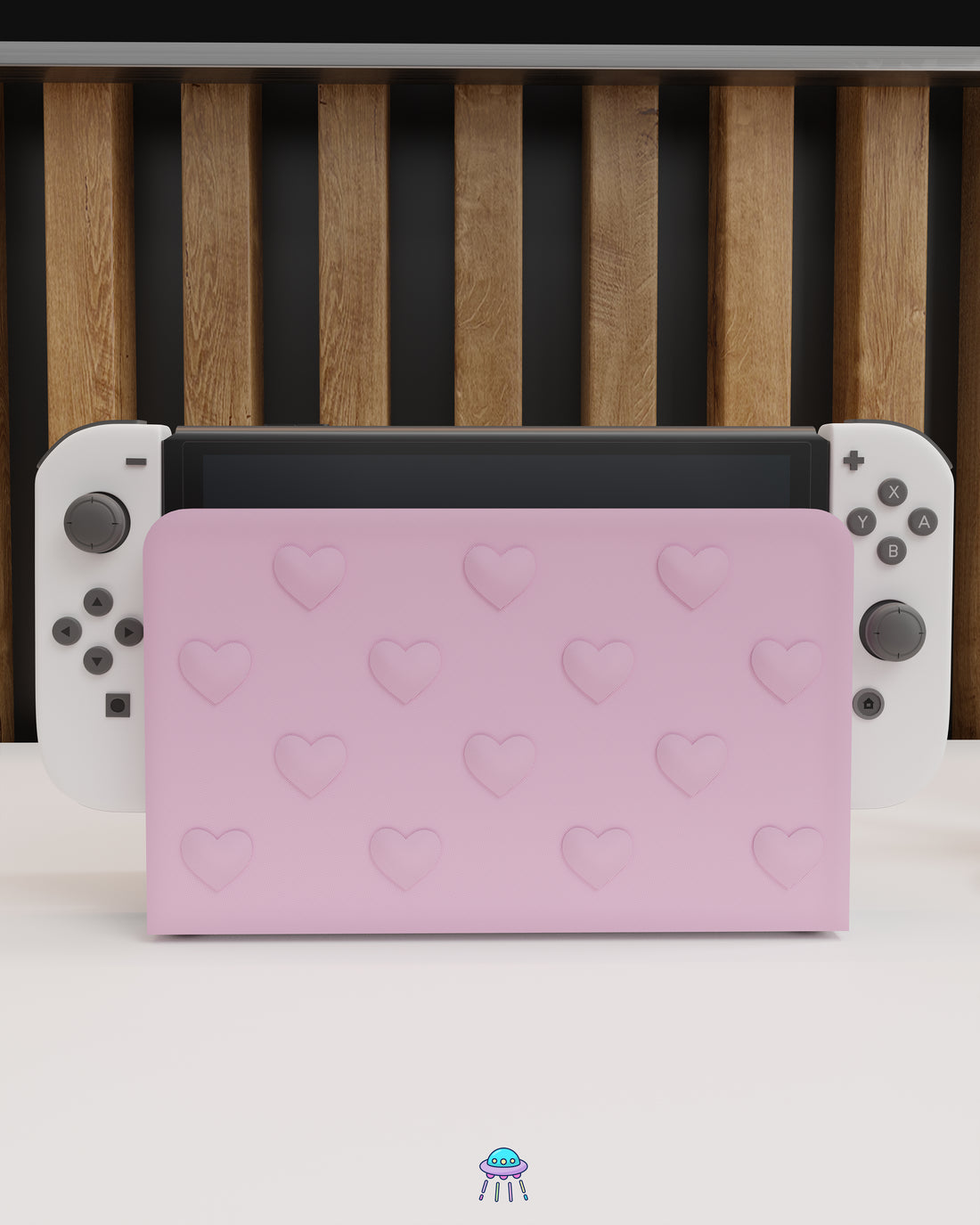 Hearts Dock Cover for Nintendo Switch – Original Faceplate Design