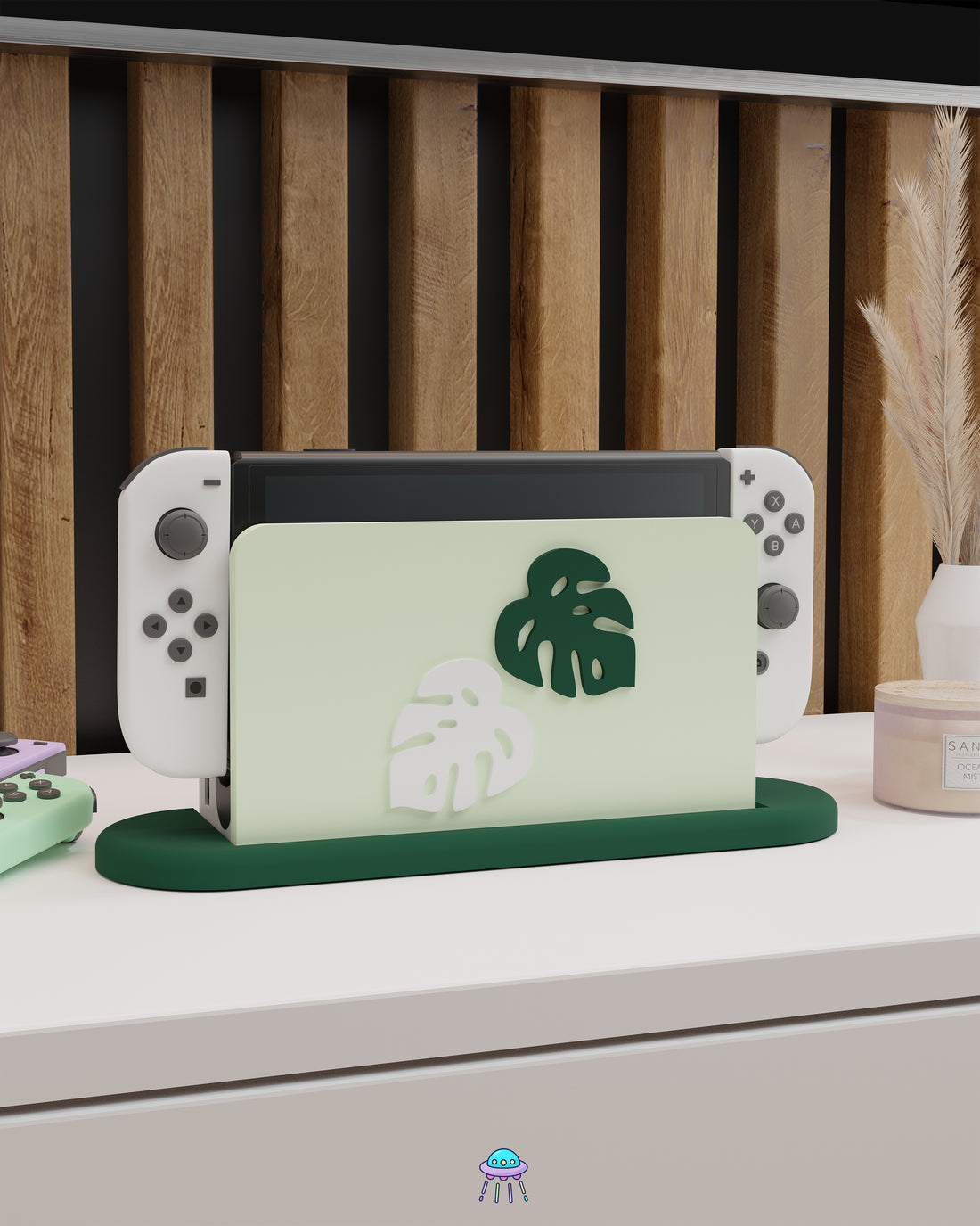 Leafy Dock Cover for Nintendo Switch – Original Faceplate Design