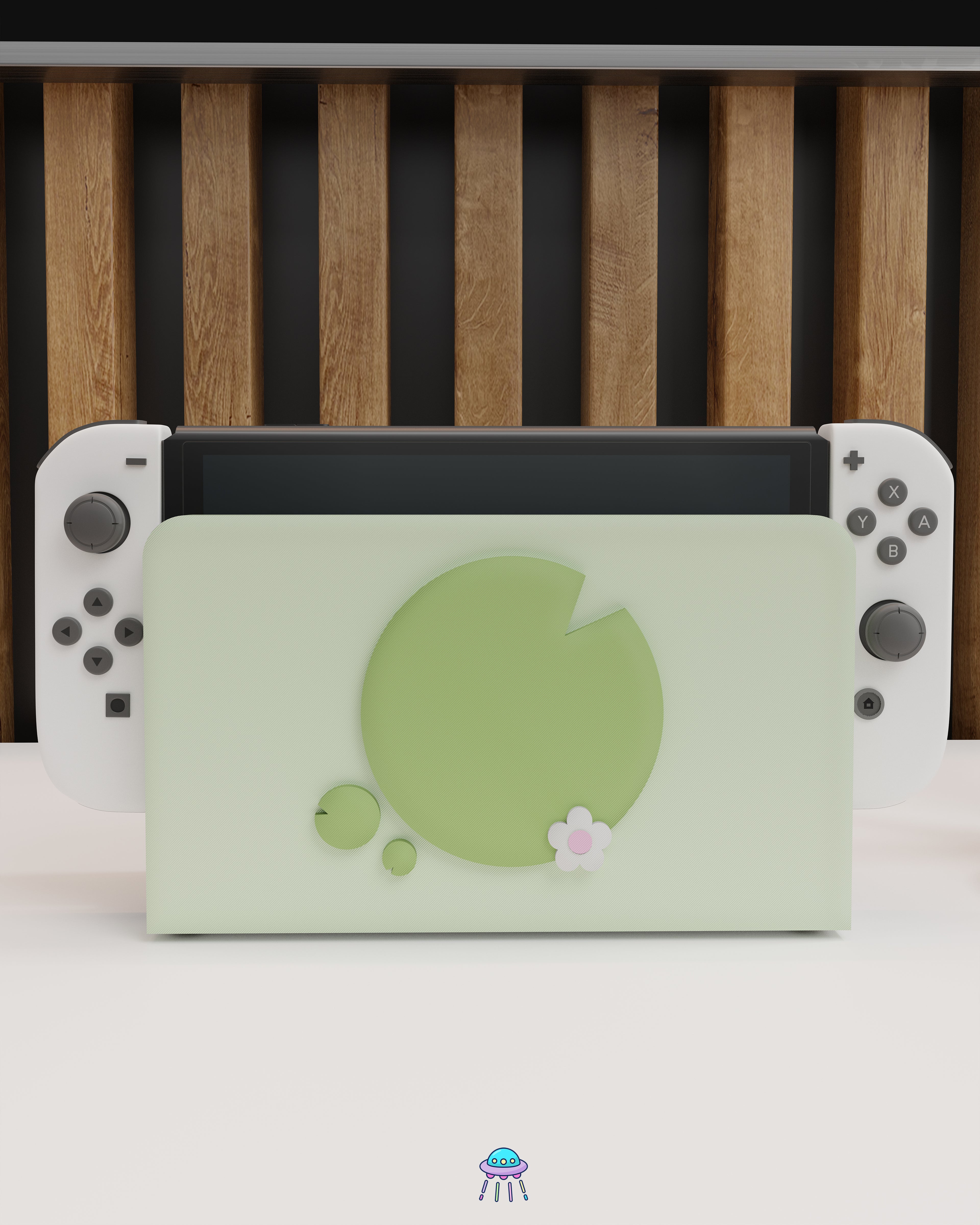 Lily Pad Nintendo Switch Faceplate - In Stock