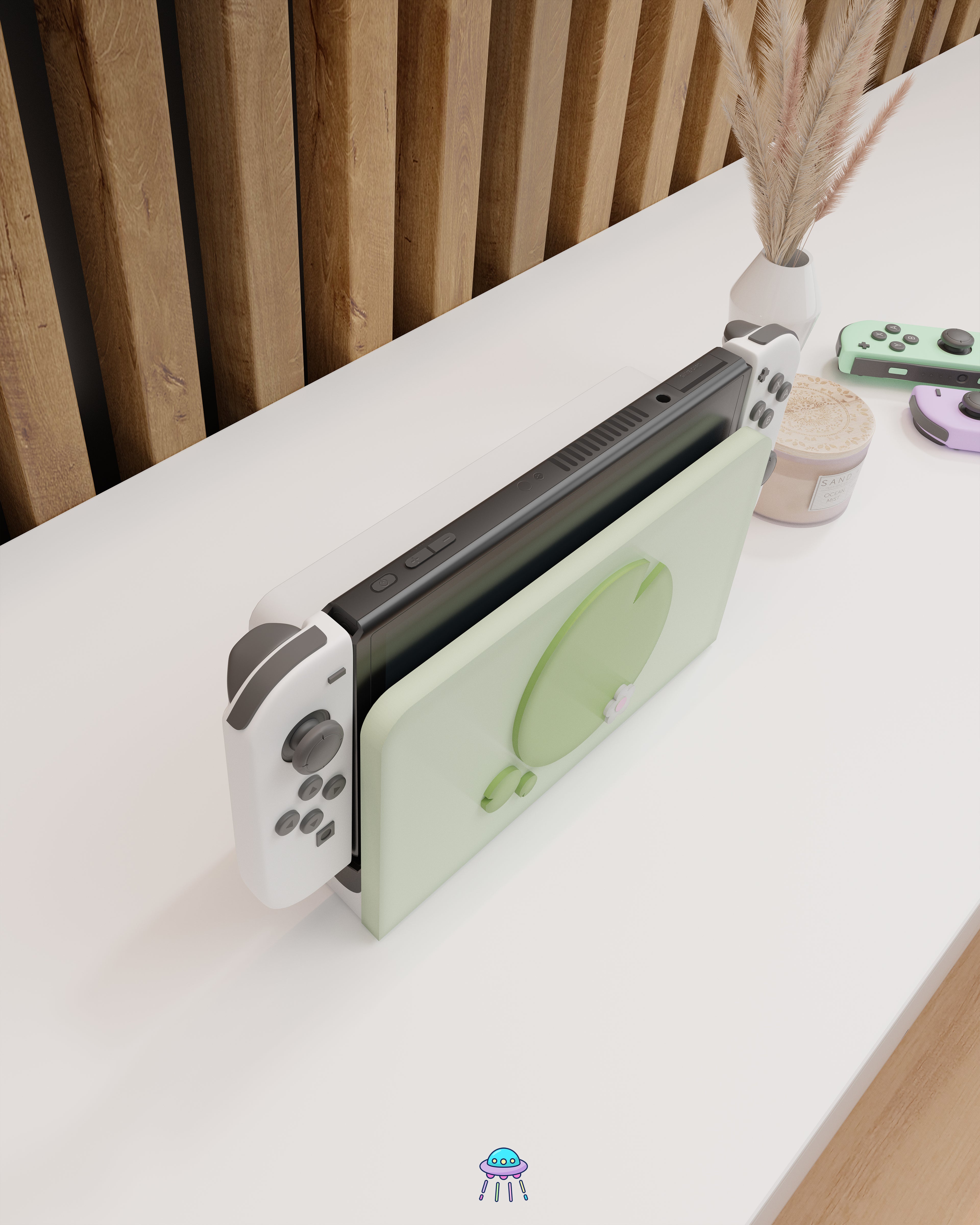 Lily Pad Nintendo Switch Faceplate - In Stock