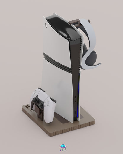 Play Base - PlayStation 5 Console Stand With Controller &amp; Headset Storage
