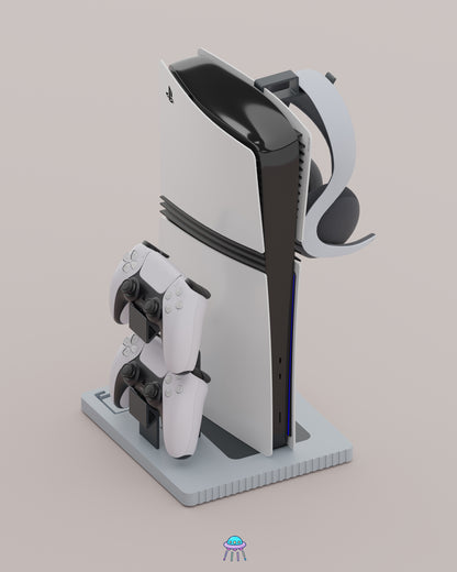 Play Base - PlayStation 5 Console Stand With Controller &amp; Headset Storage