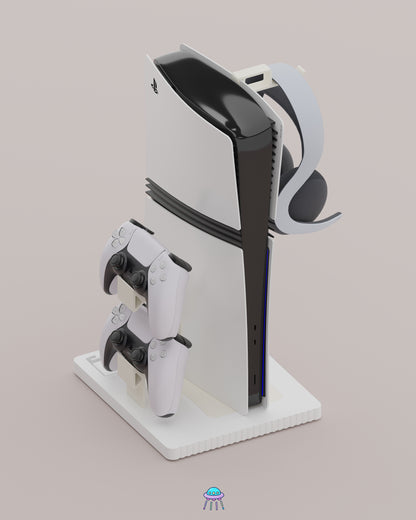 Play Base - PlayStation 5 Console Stand With Controller &amp; Headset Storage