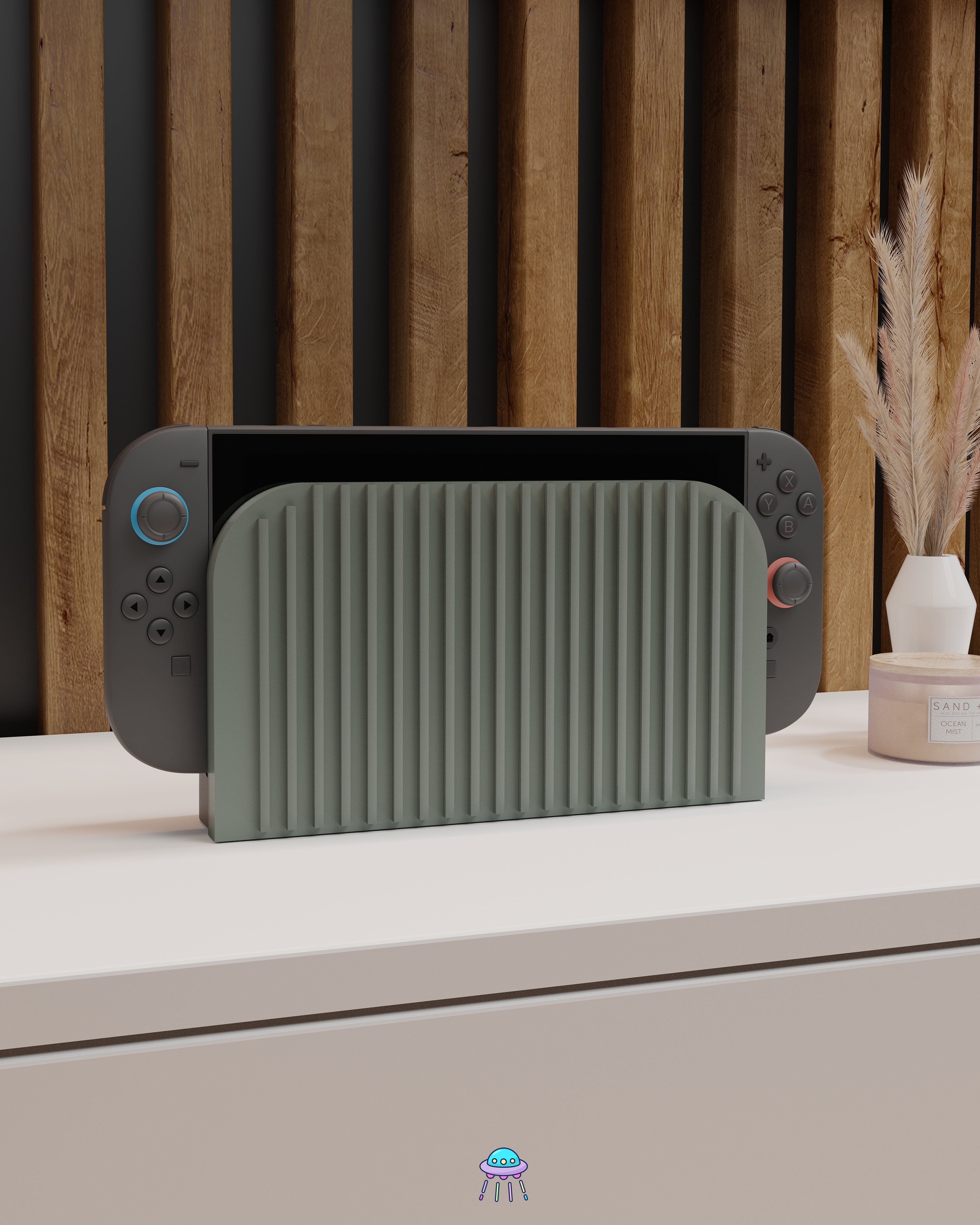 Ribbed Dock Cover for Nintendo Switch 2 – Original Faceplate Design