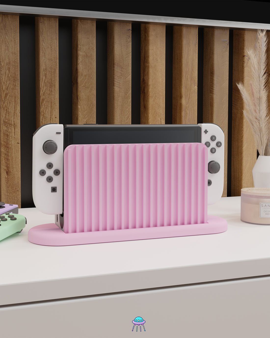 Ribbed Dock Cover for Nintendo Switch – Original Faceplate Design
