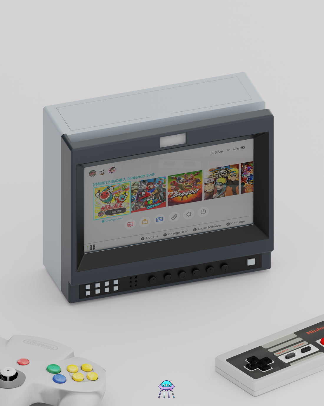 Retro Nintendo Switch 2 Stand