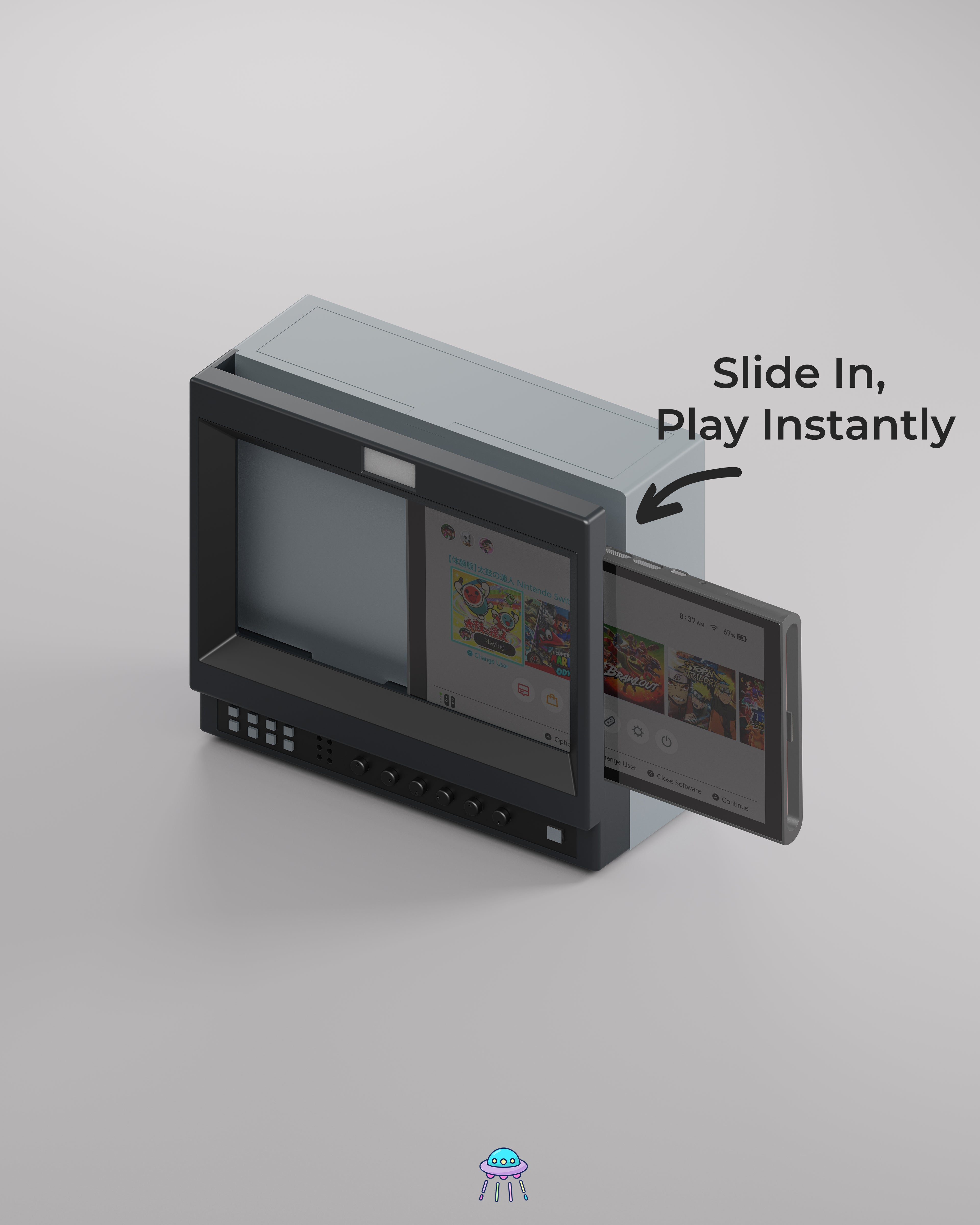 Retro Nintendo Switch 2 Stand
