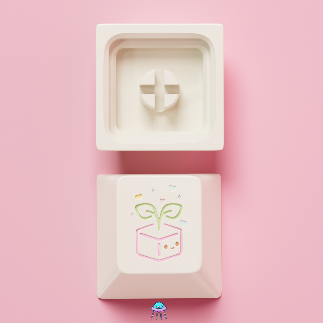 Sparkle Sprout Artisan Keycap