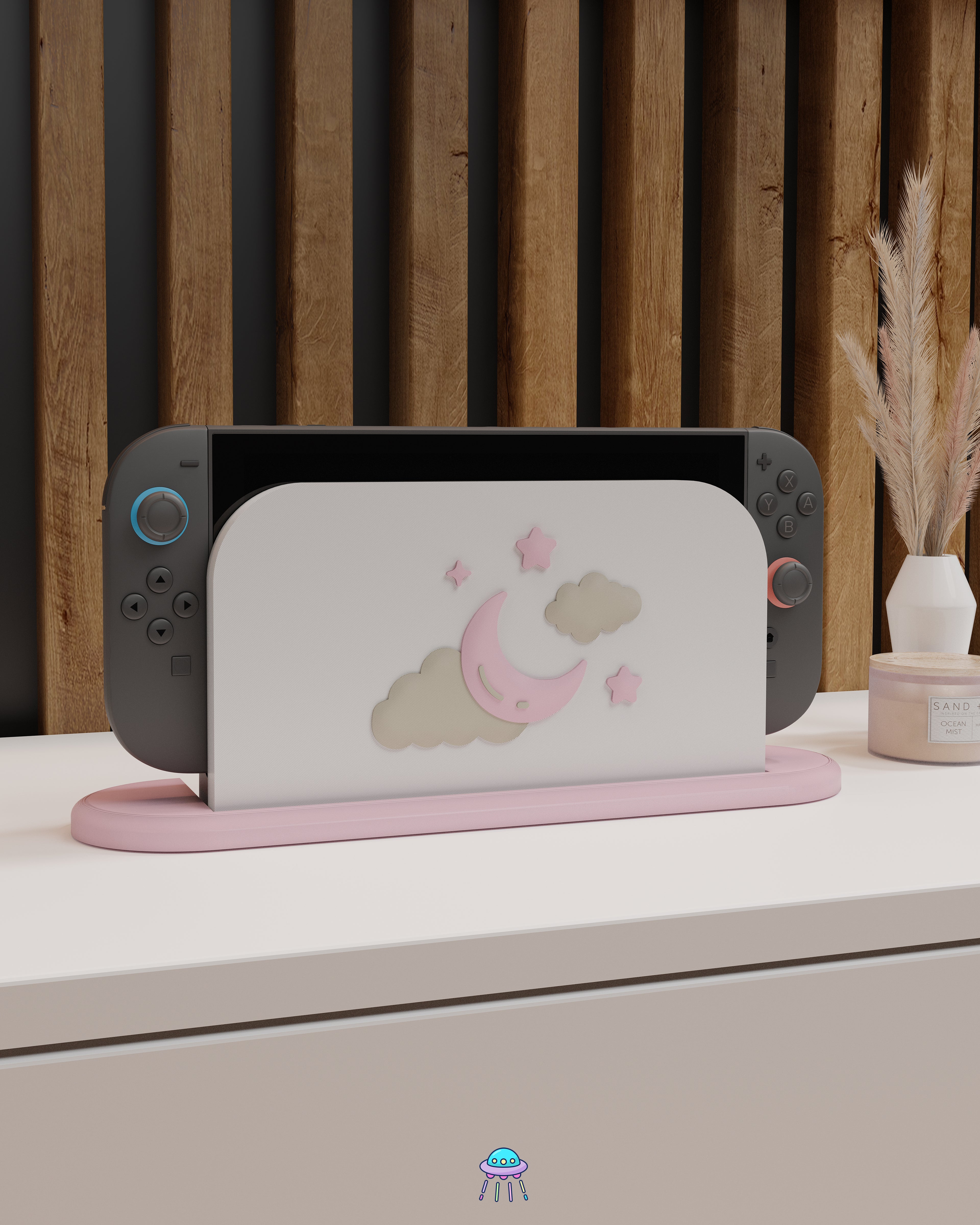 Summer Dreams Dock Cover for Nintendo Switch 2 – Original Faceplate Design