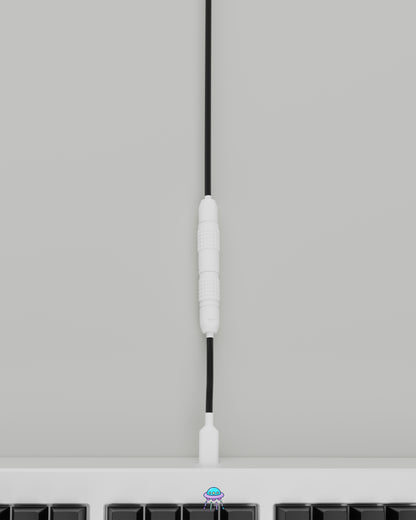 White on Black Keyboard Cable
