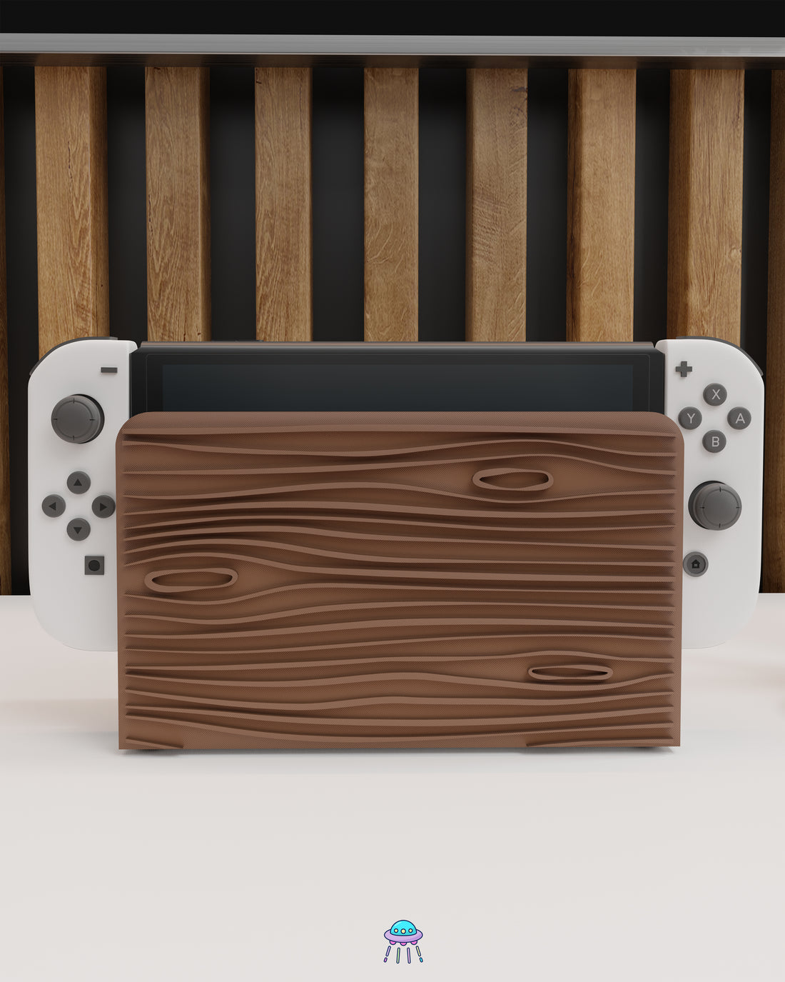 Woodgrain Nintendo Switch Faceplate - In Stock