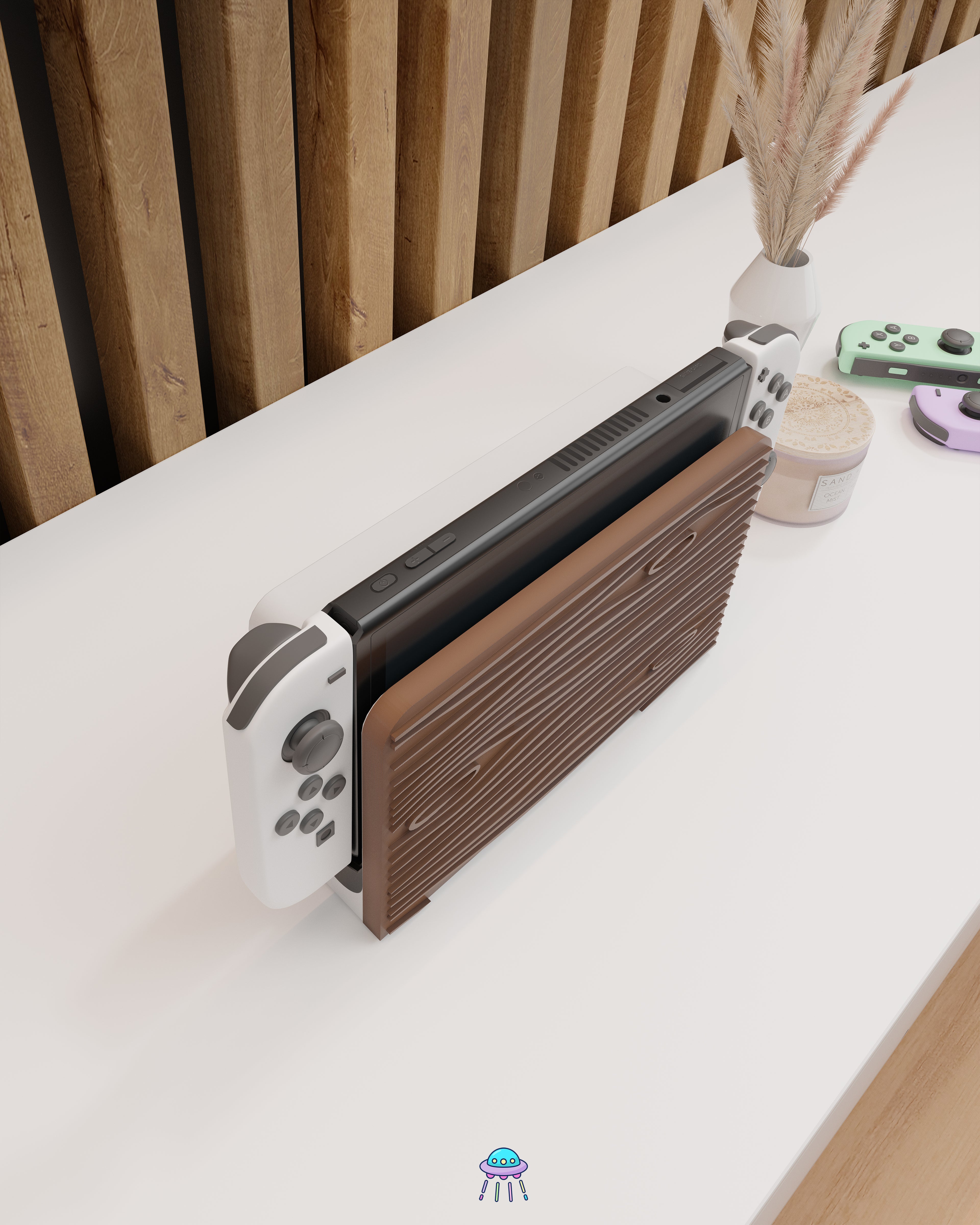 Woodgrain Nintendo Switch Faceplate - In Stock