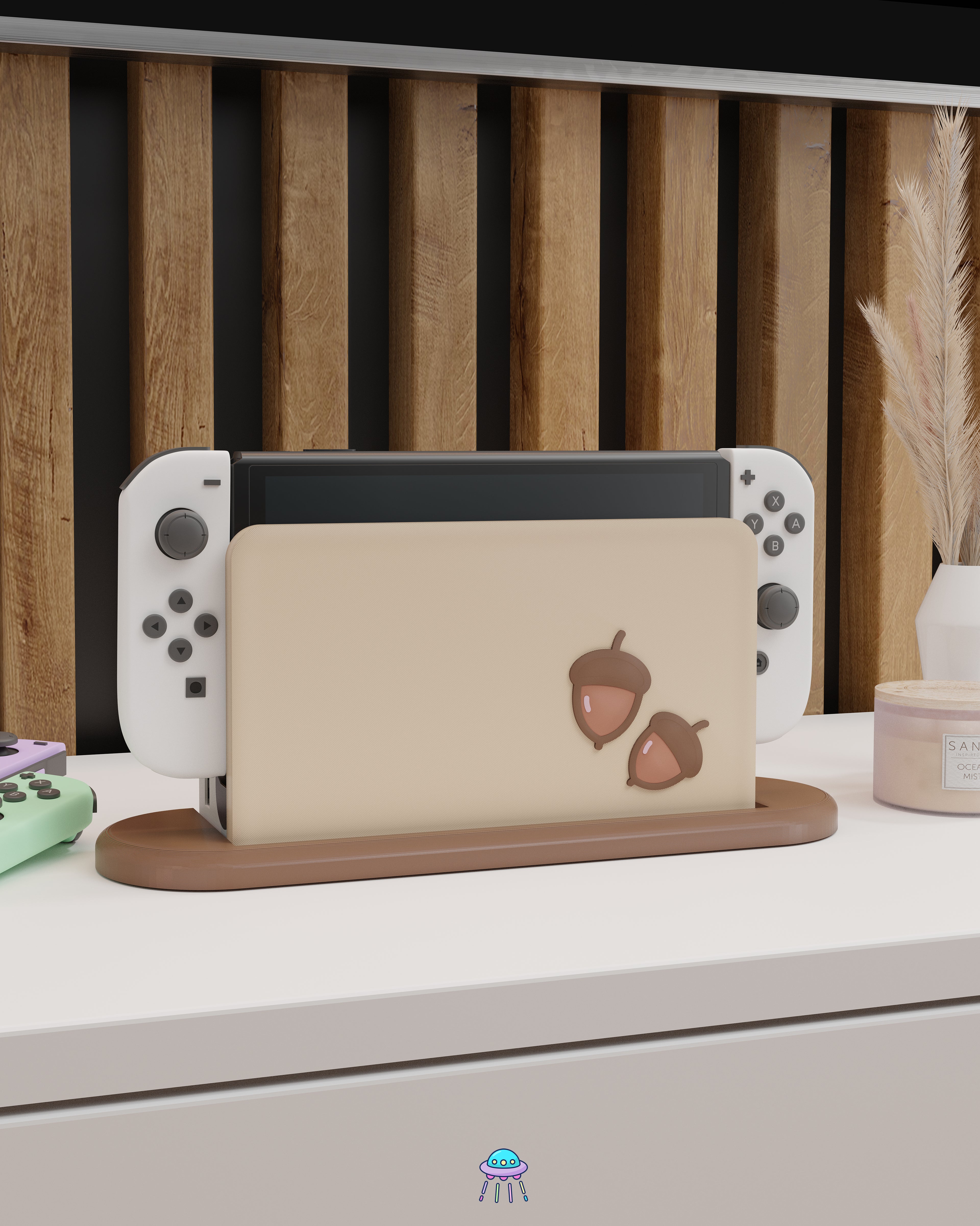 Acorn Cover for Nintendo Switch – Original Faceplate Design