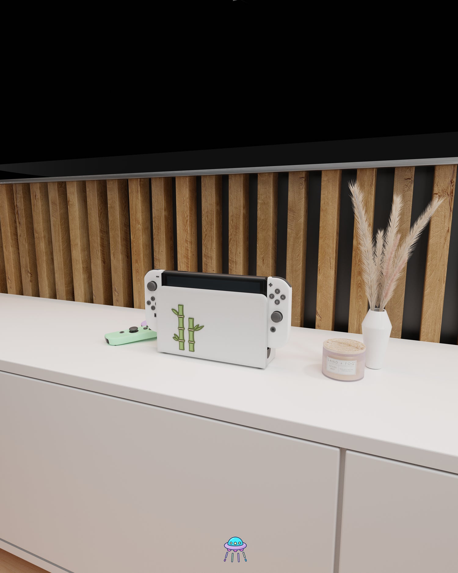 Bamboo Dock Cover for Nintendo Switch – Original Faceplate Design