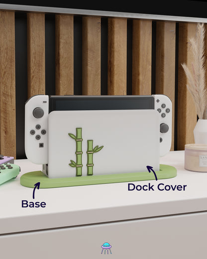 Bamboo Dock Cover for Nintendo Switch – Original Faceplate Design
