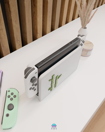 Bamboo Dock Cover for Nintendo Switch – Original Faceplate Design