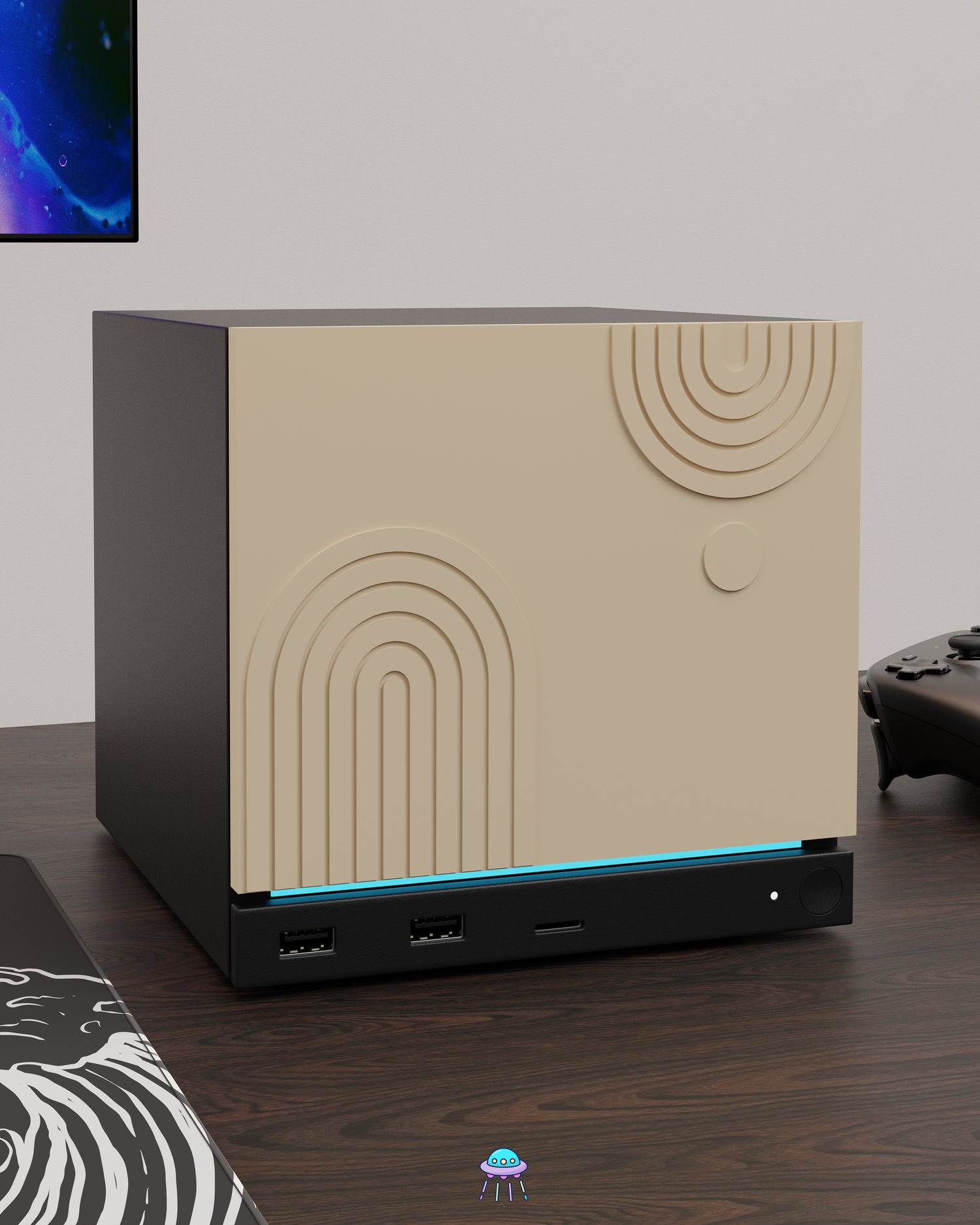 Abstract Valve Steam Machine Faceplate / Face Cover - In Stock