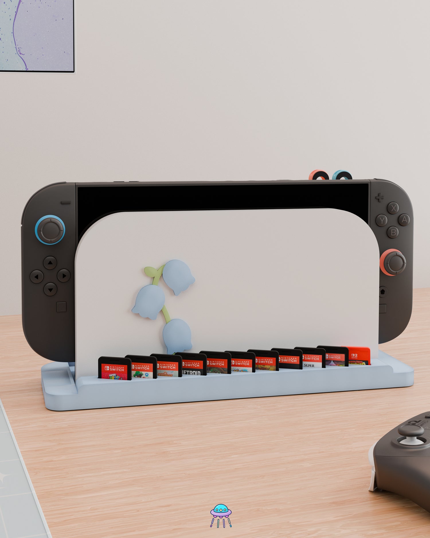 Bluebell Dock Cover for Nintendo Switch 2 – Original Faceplate Design