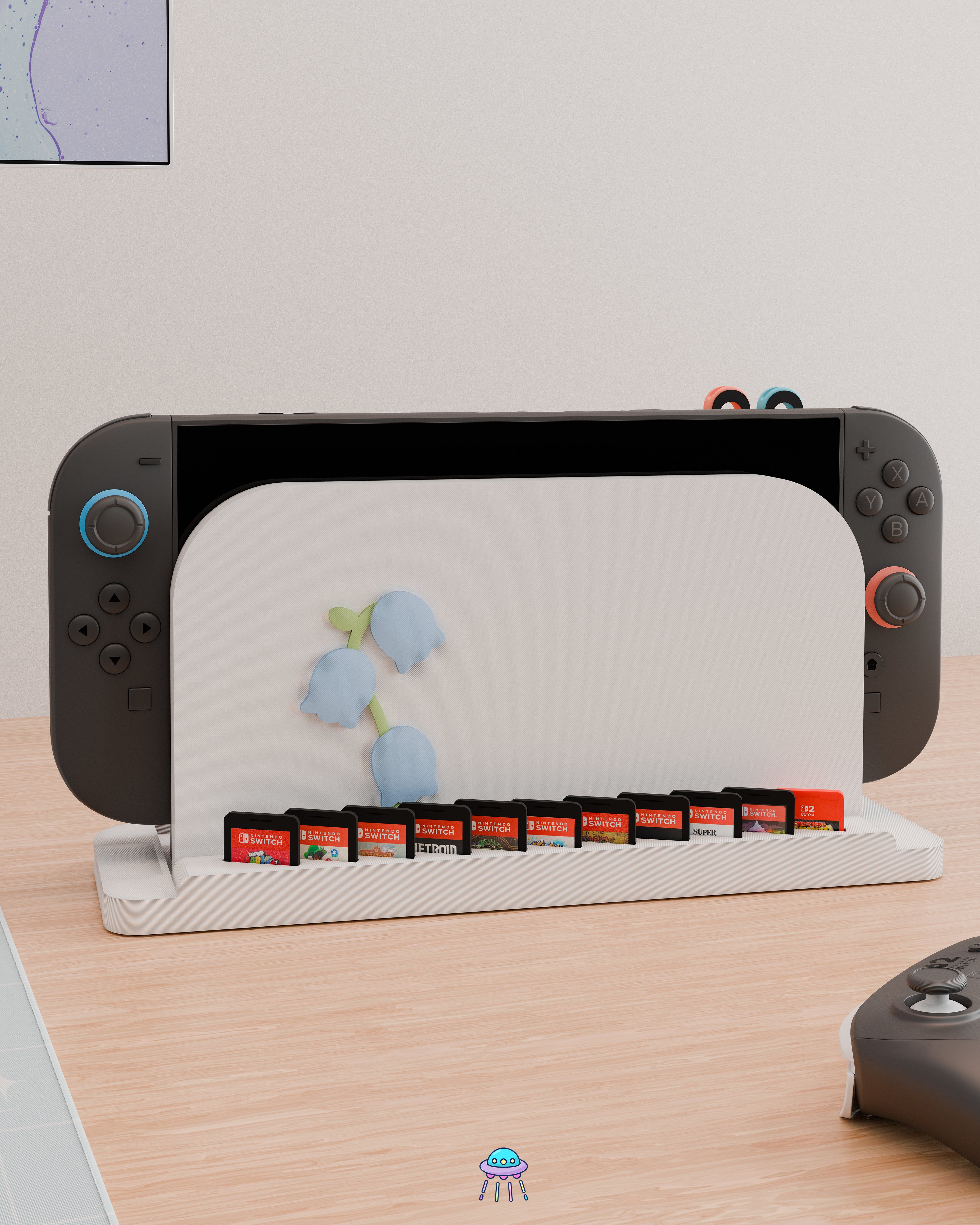 Bluebell Dock Cover for Nintendo Switch 2 – Original Faceplate Design