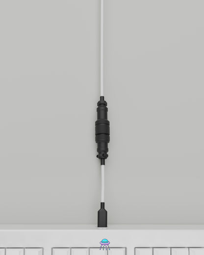 Black on White Keyboard Cable