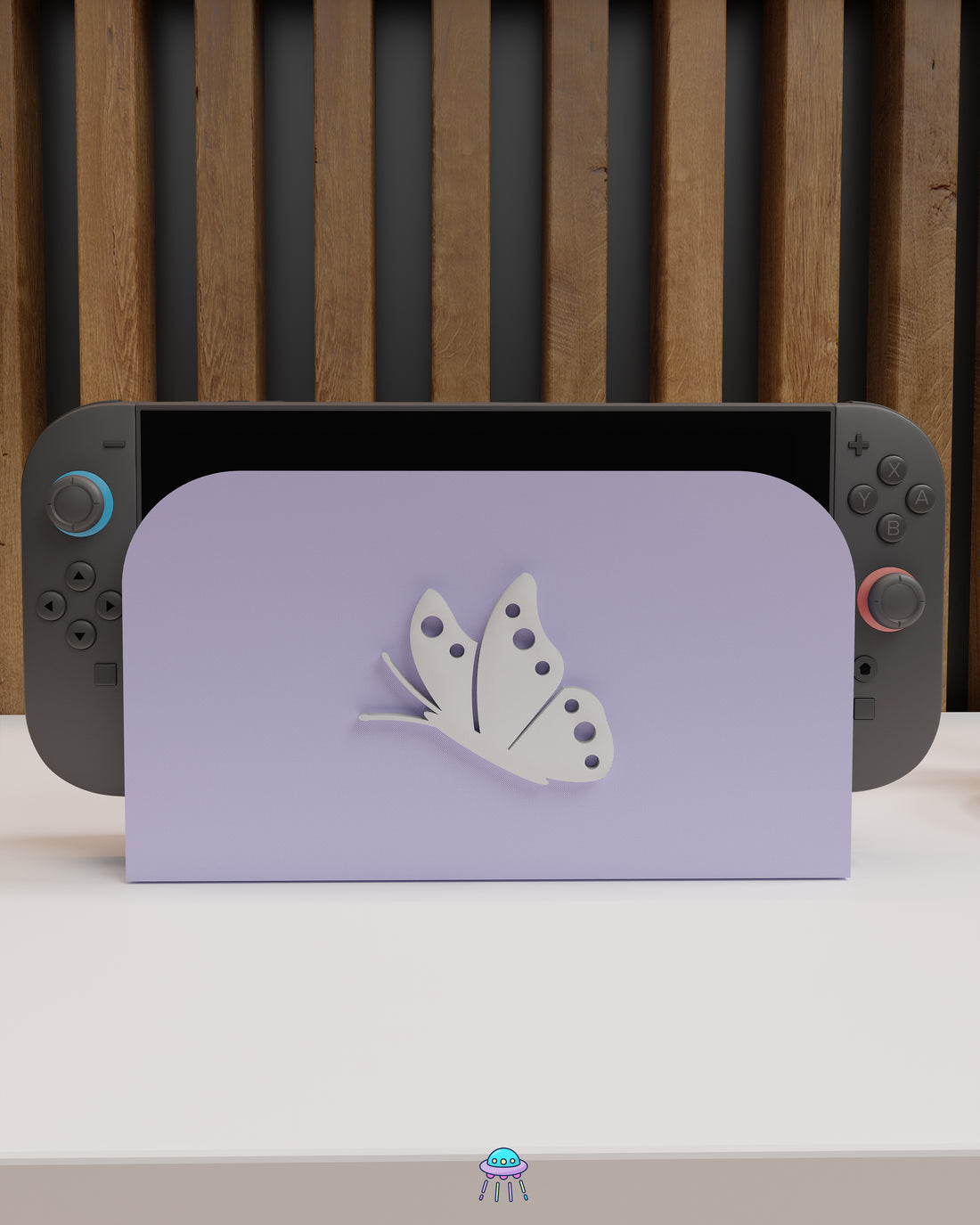 Butterfly Dock Cover for Nintendo Switch 2 – Original Faceplate Design
