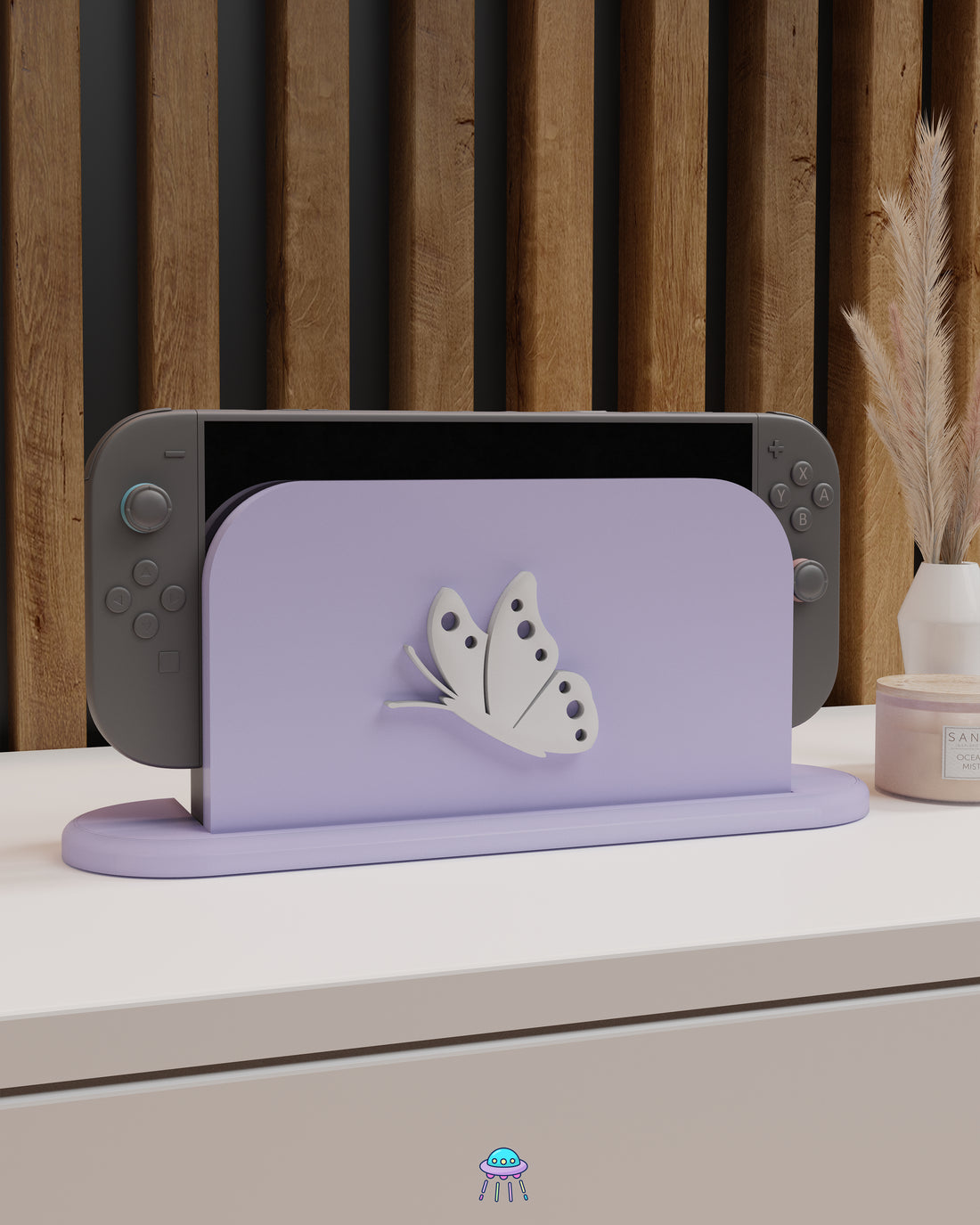 Butterfly Dock Cover for Nintendo Switch 2 – Original Faceplate Design